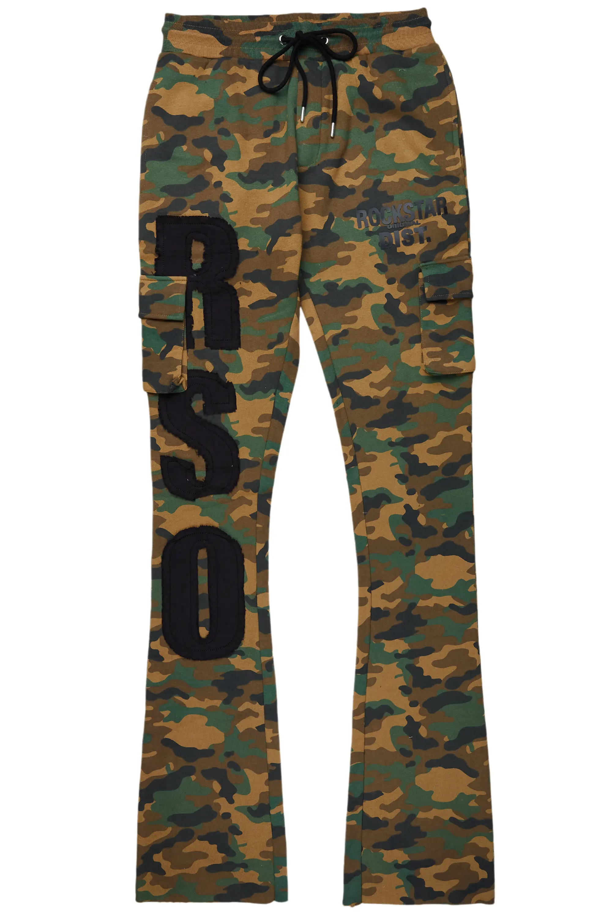 Admir Faded Camo Stacked Flare Pant - Image 2