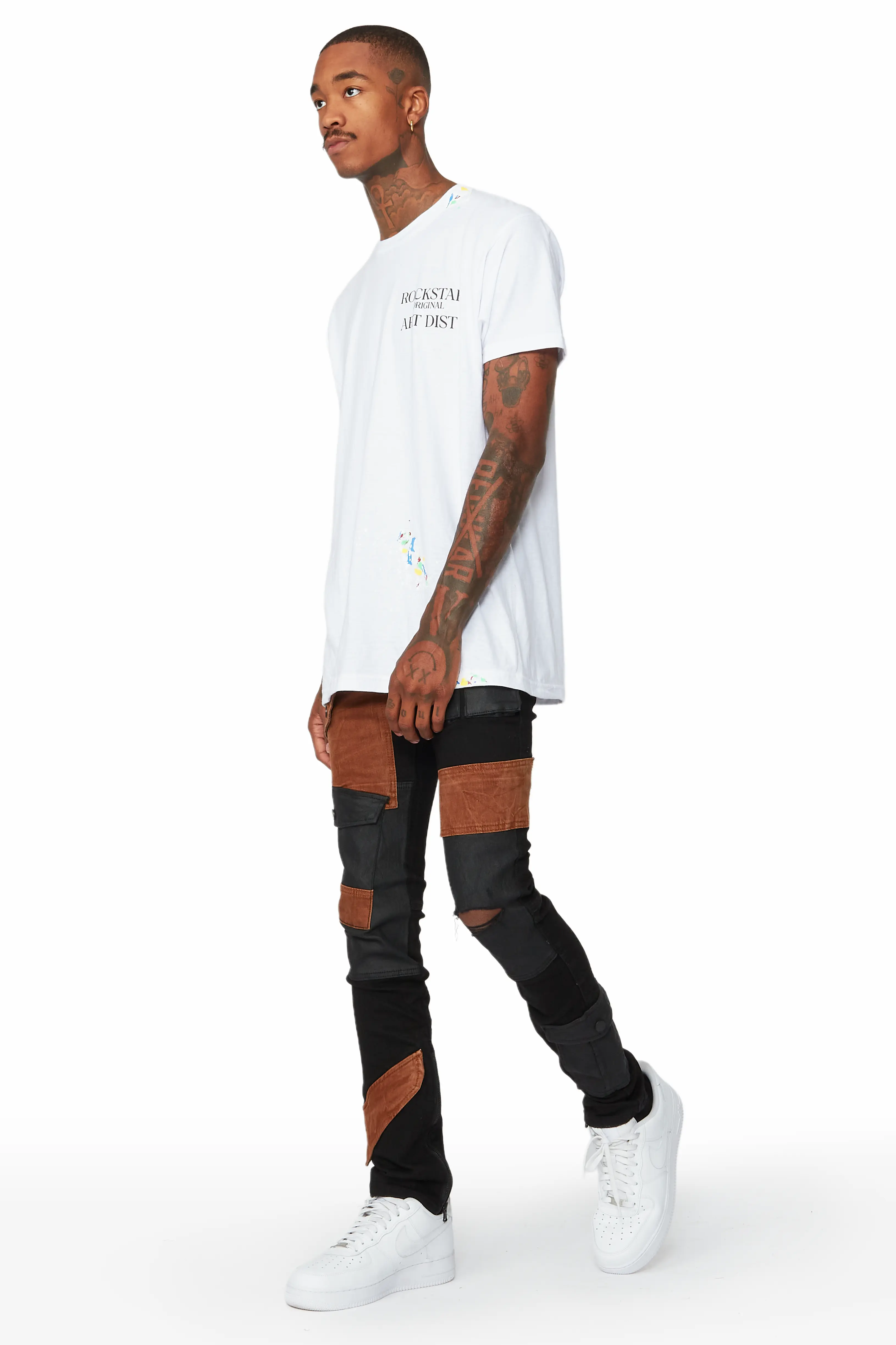 Demarcus Black Patch Jean - Image 6