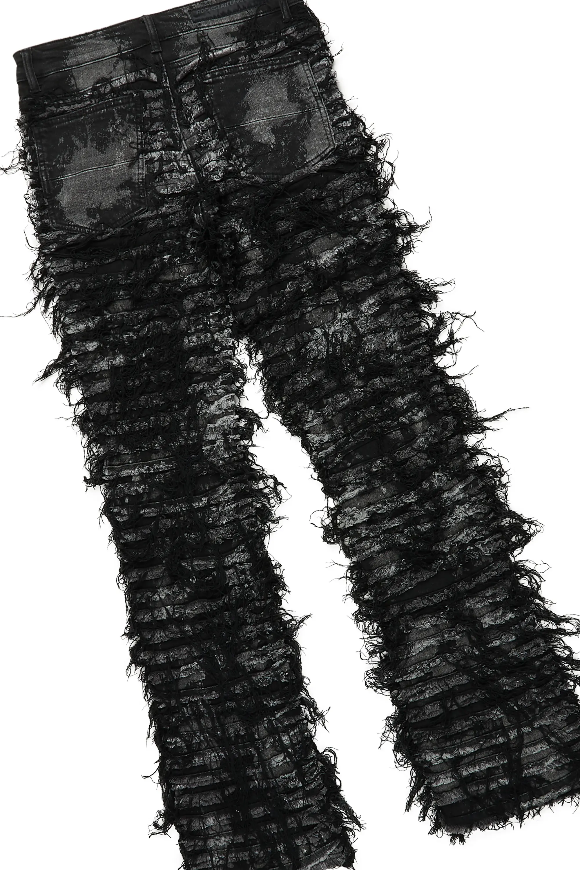 Barber Black T-Shirt & Bossko Stacked Flare Jean Bundle - Image 5