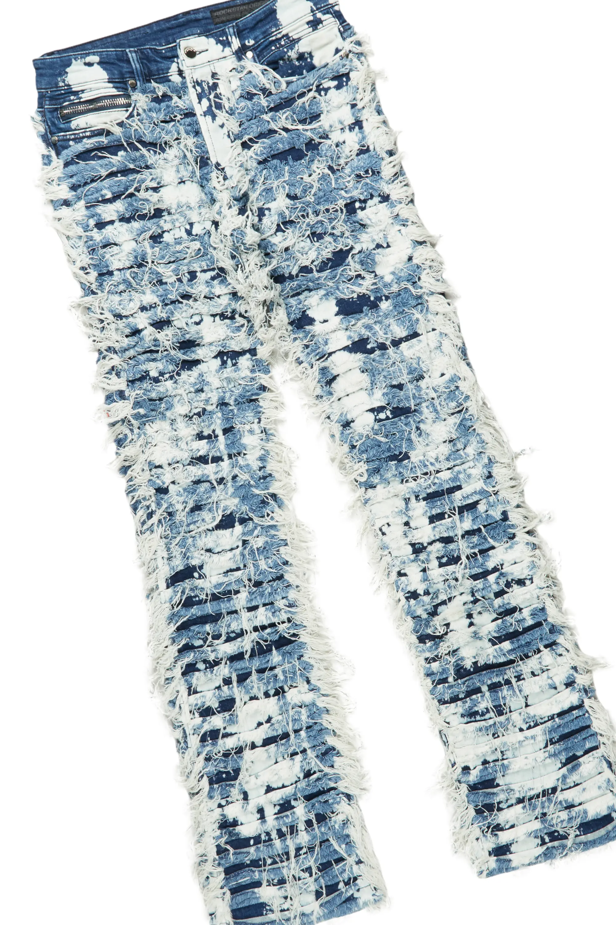 Kantin Steel Blue T-Shirt & Bossko Stacked Flare Jean Bundle - Image 3