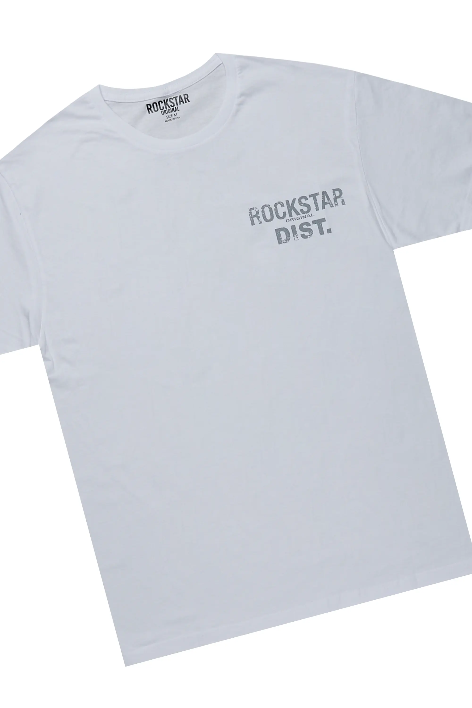 Lake White/Grey T-Shirt & Shake Stacked Flare Jean Bundle - Image 2