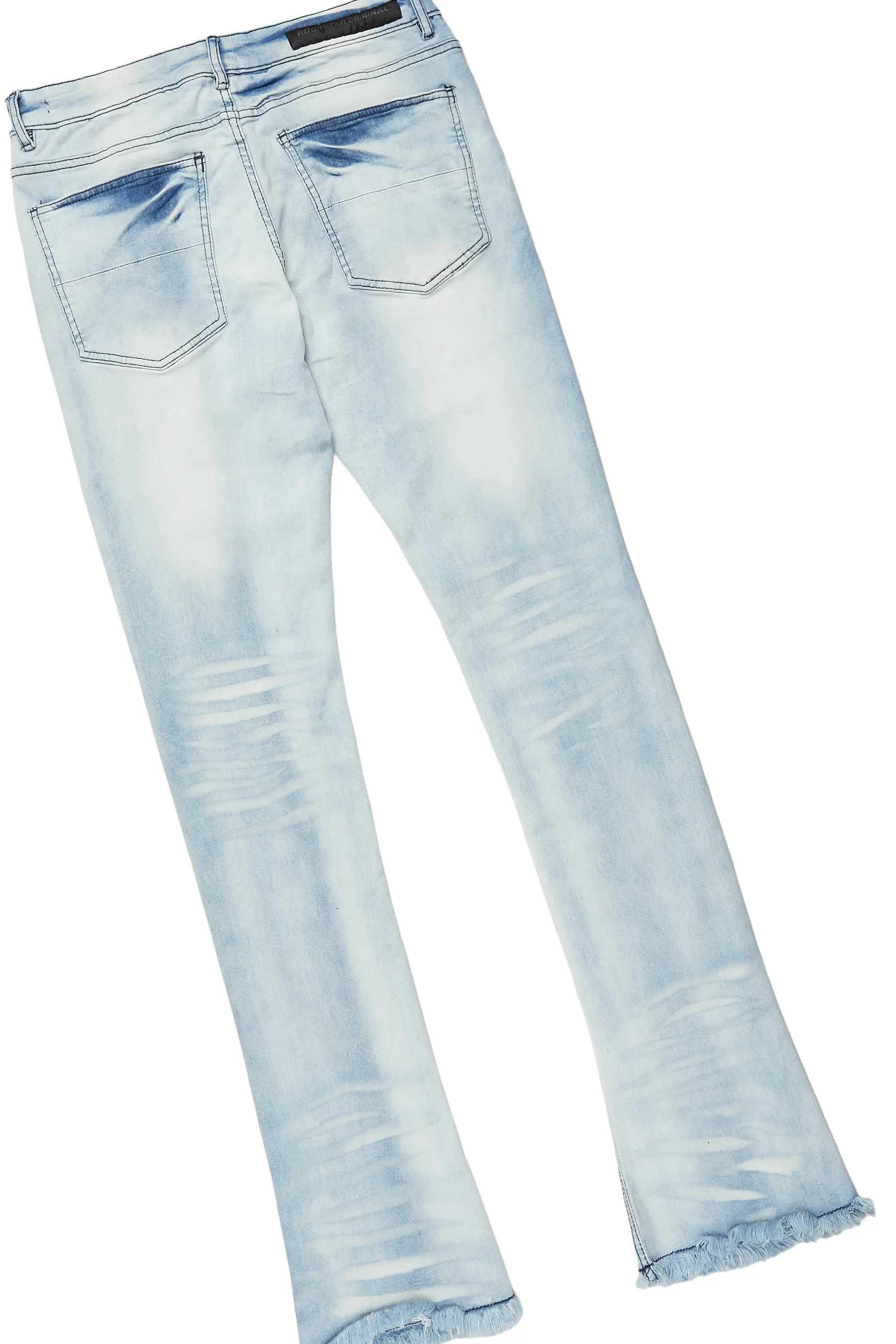 Diamo Black T-Shirt/Stacked Flare Jean Set - Image 10