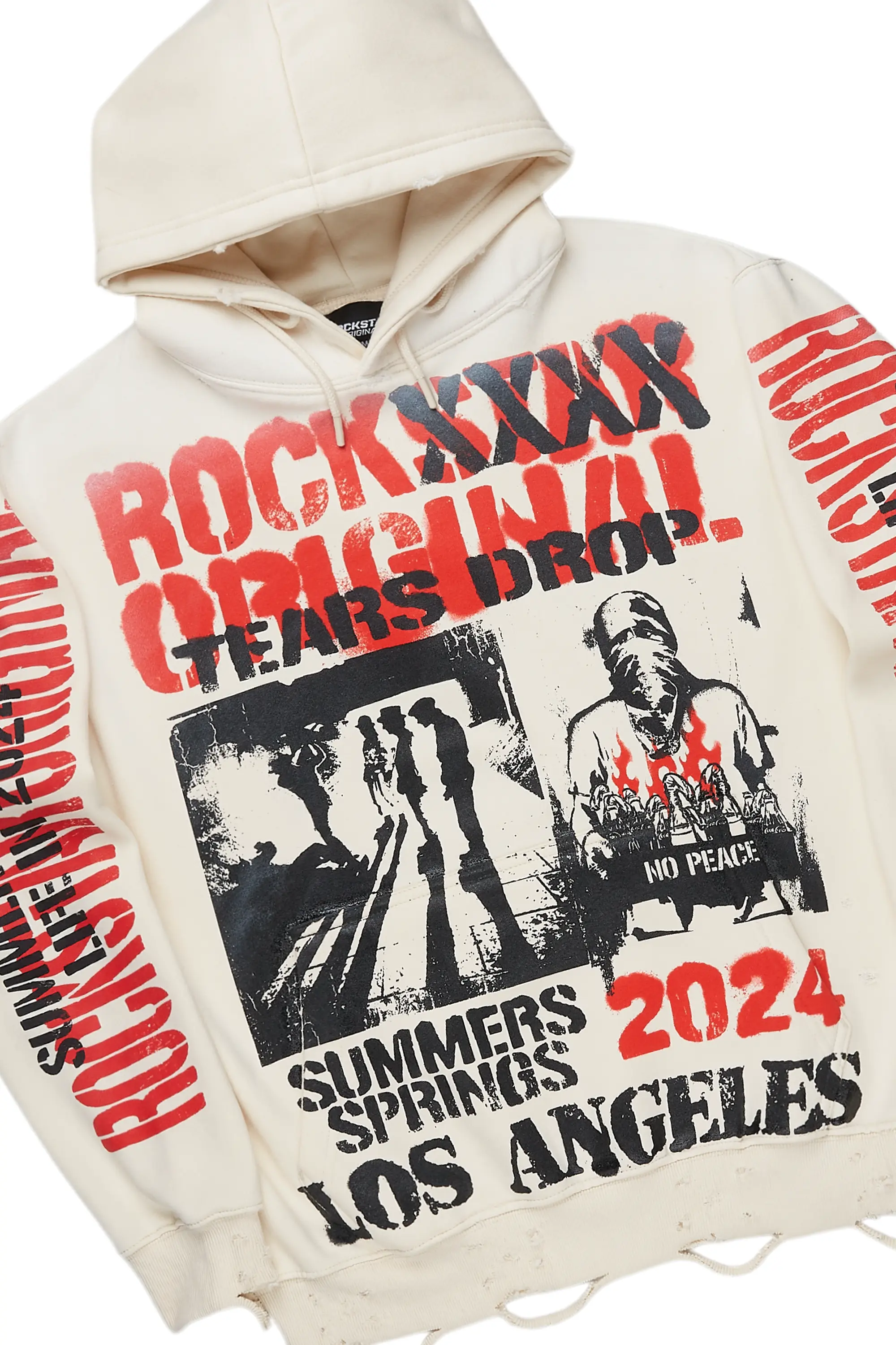 Omer Beige Hoodie & Josiah Stacked Flare Jean Bundle - Image 7