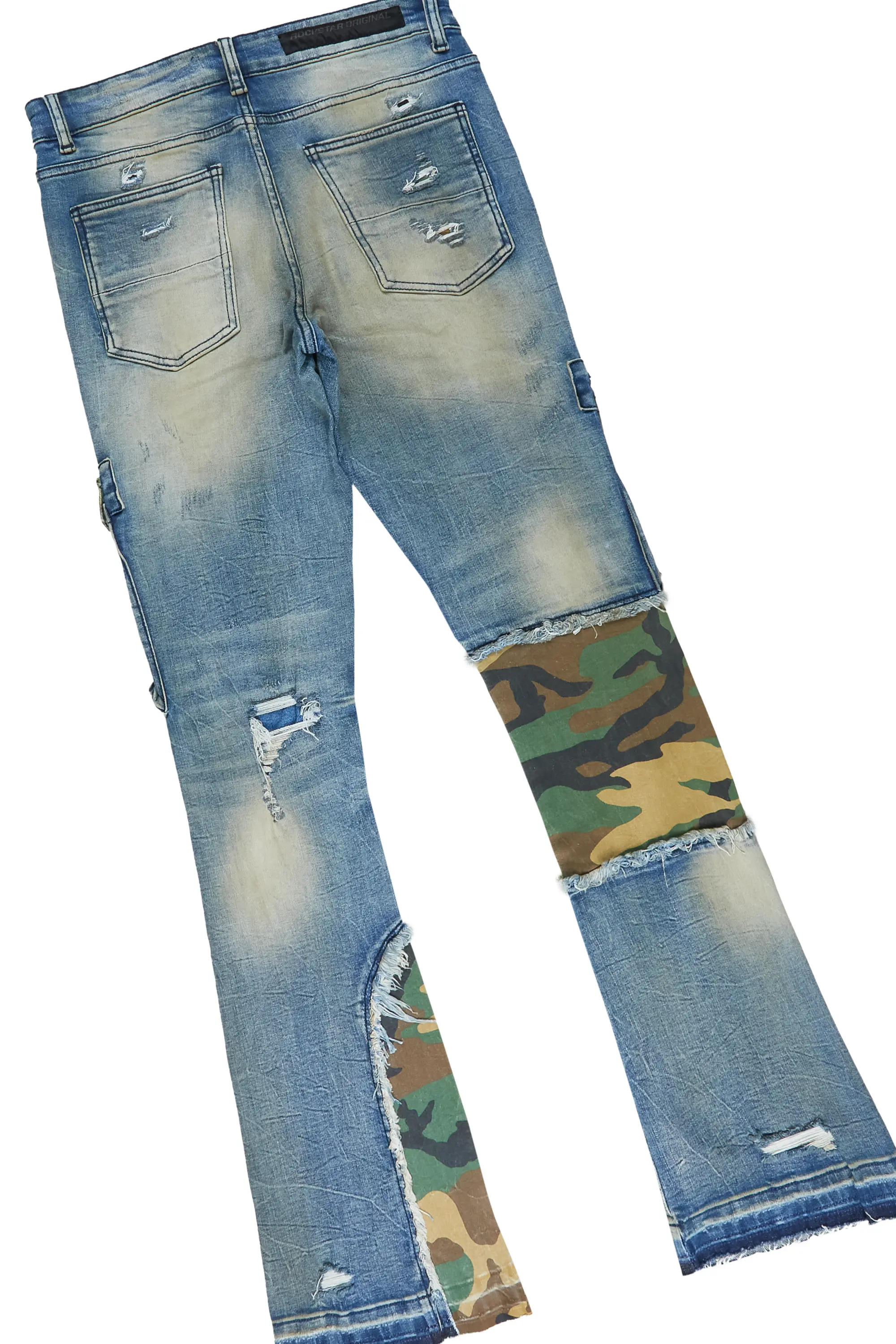 Damodar Tree Camo Hoodie & Zeta Stacked Flare Jean Bundle - Image 5