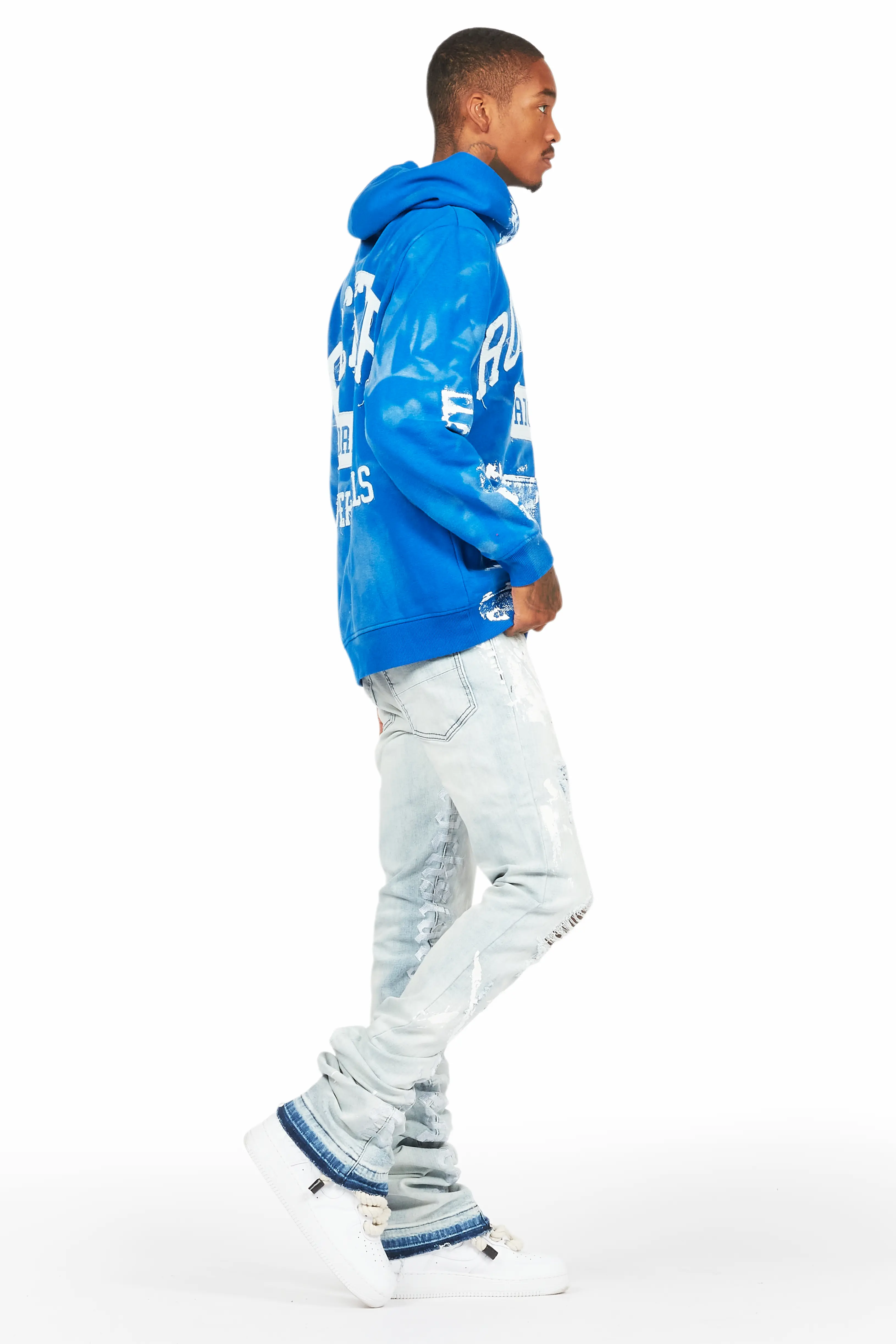 Karlo Royal Hoodie/Super Stacked Flare Jean Bundle - Image 3