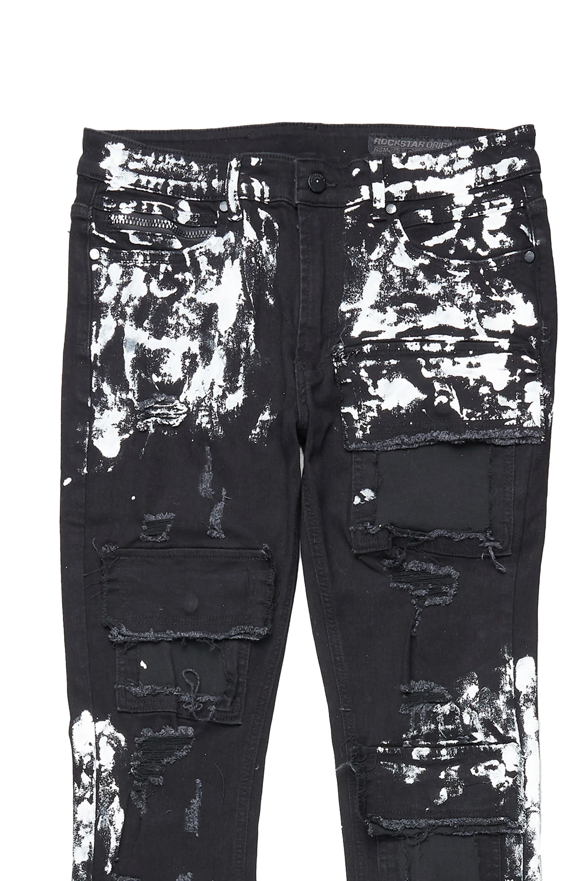 Bubble White T-Shirt/Super Stacked Flare Jean Bundle - Image 3