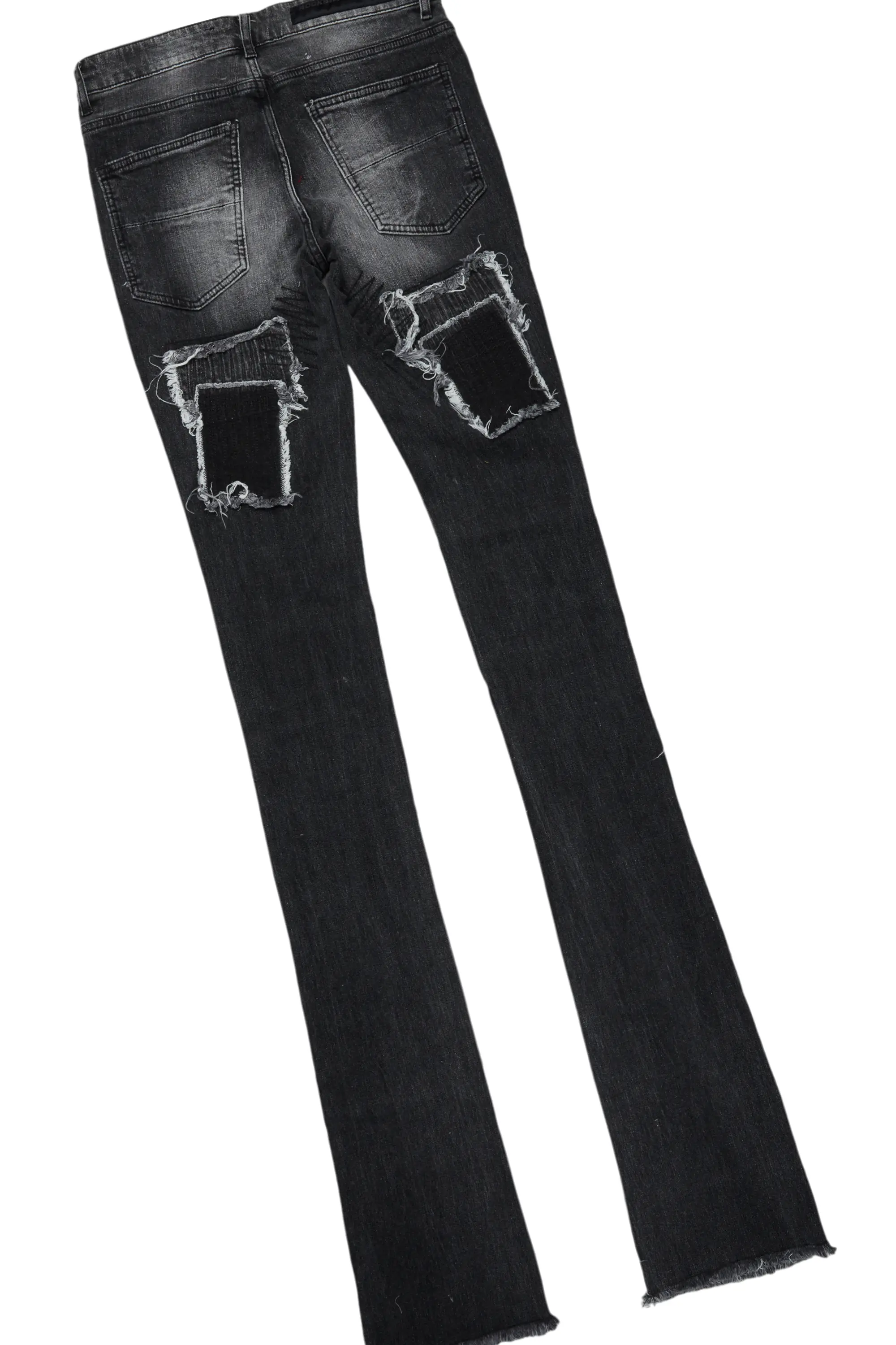 All Seeing Eyes Grey Long Sleeve T-Shirt/Super Stacked Flare Jean Bundle - Image 9