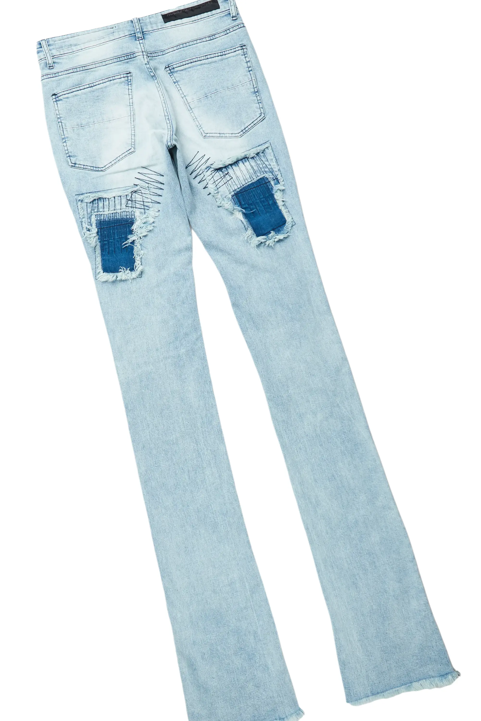 Delling Navy Knit Sweater & Camden Super Stacked Flare Jean Bundle - Image 5