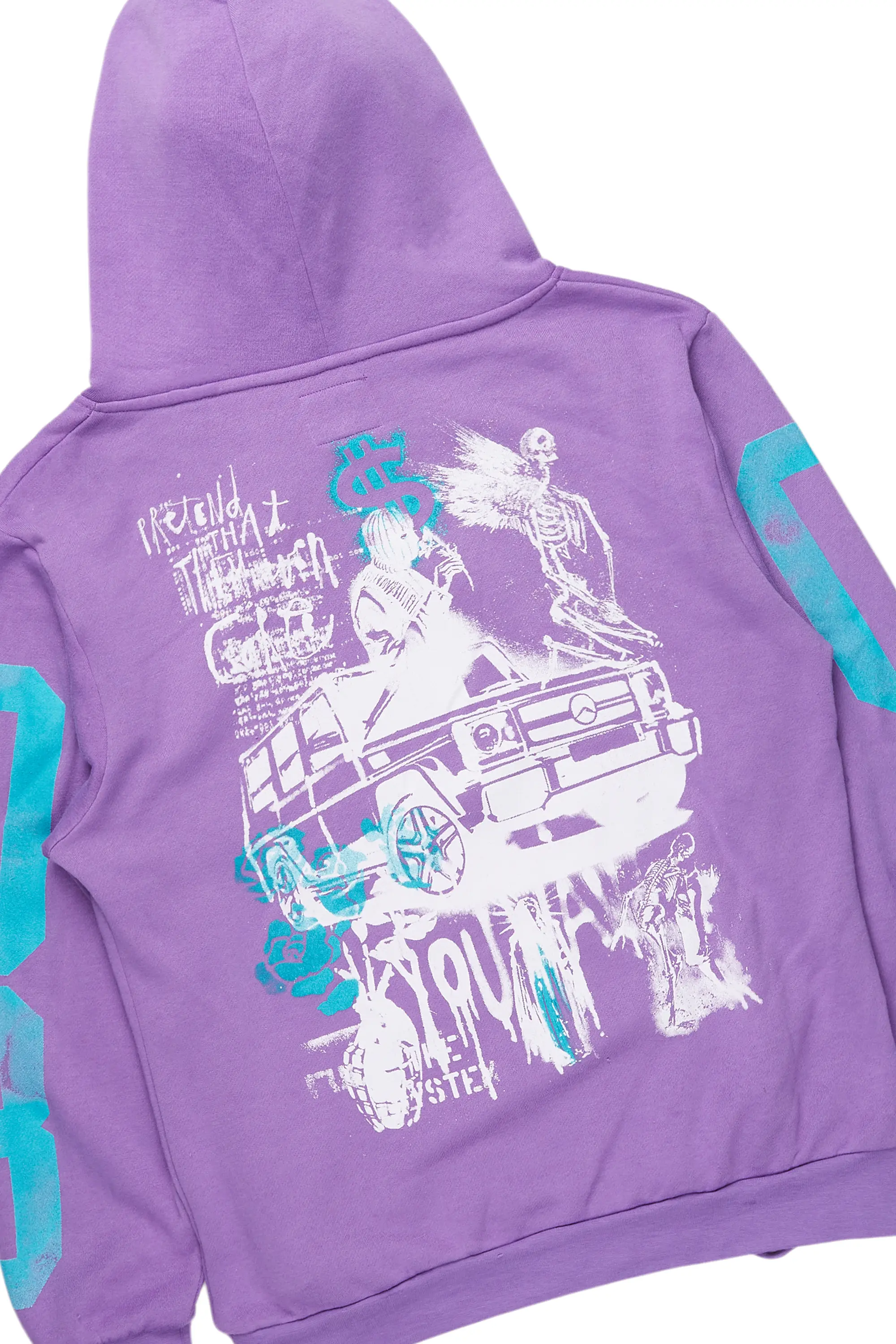 Grill Purple Hoodie/Baggy Fit Jean Bundle - Image 3