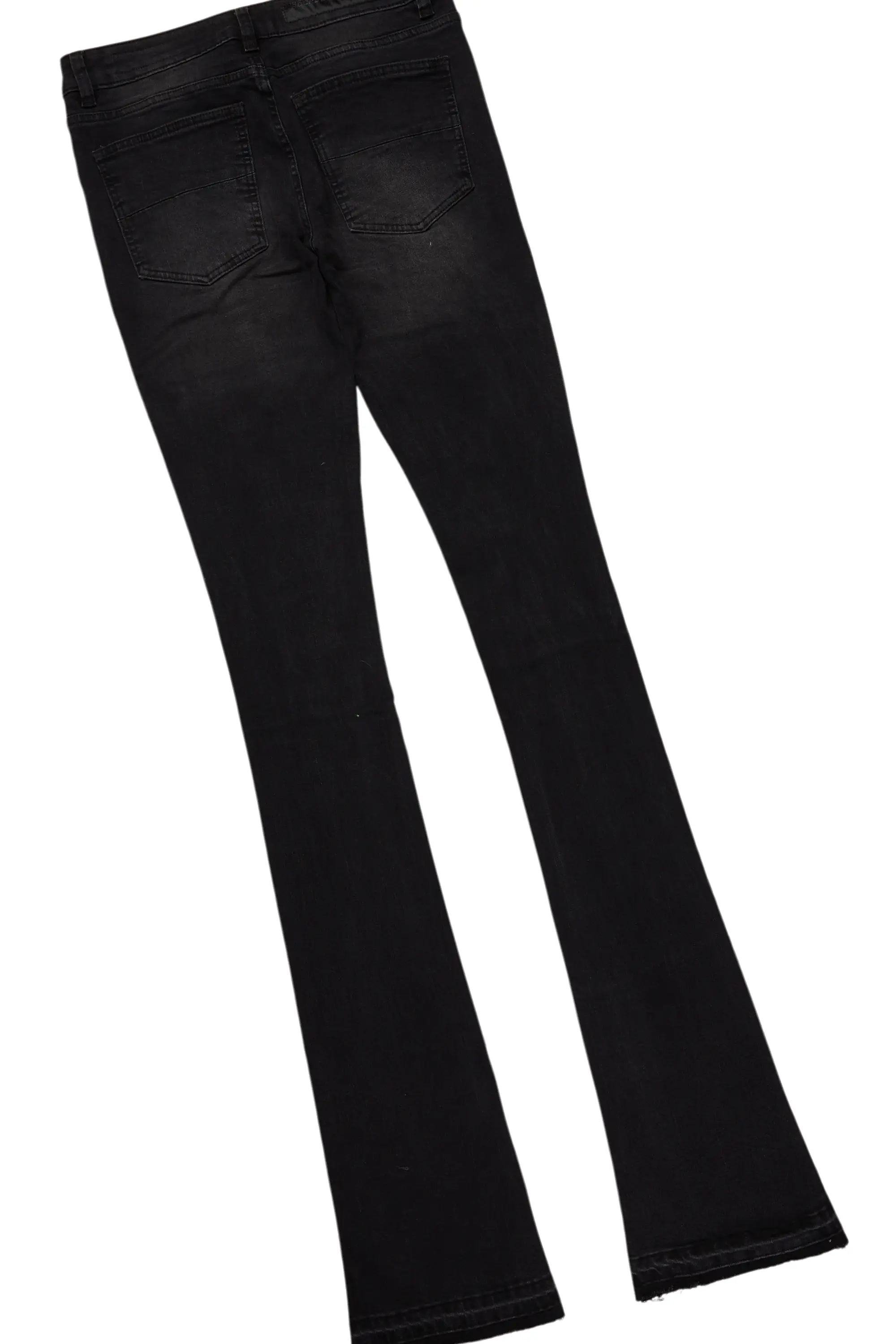 Palmer Black Hoodie/Stacked Flare Jean Bundle - Image 9