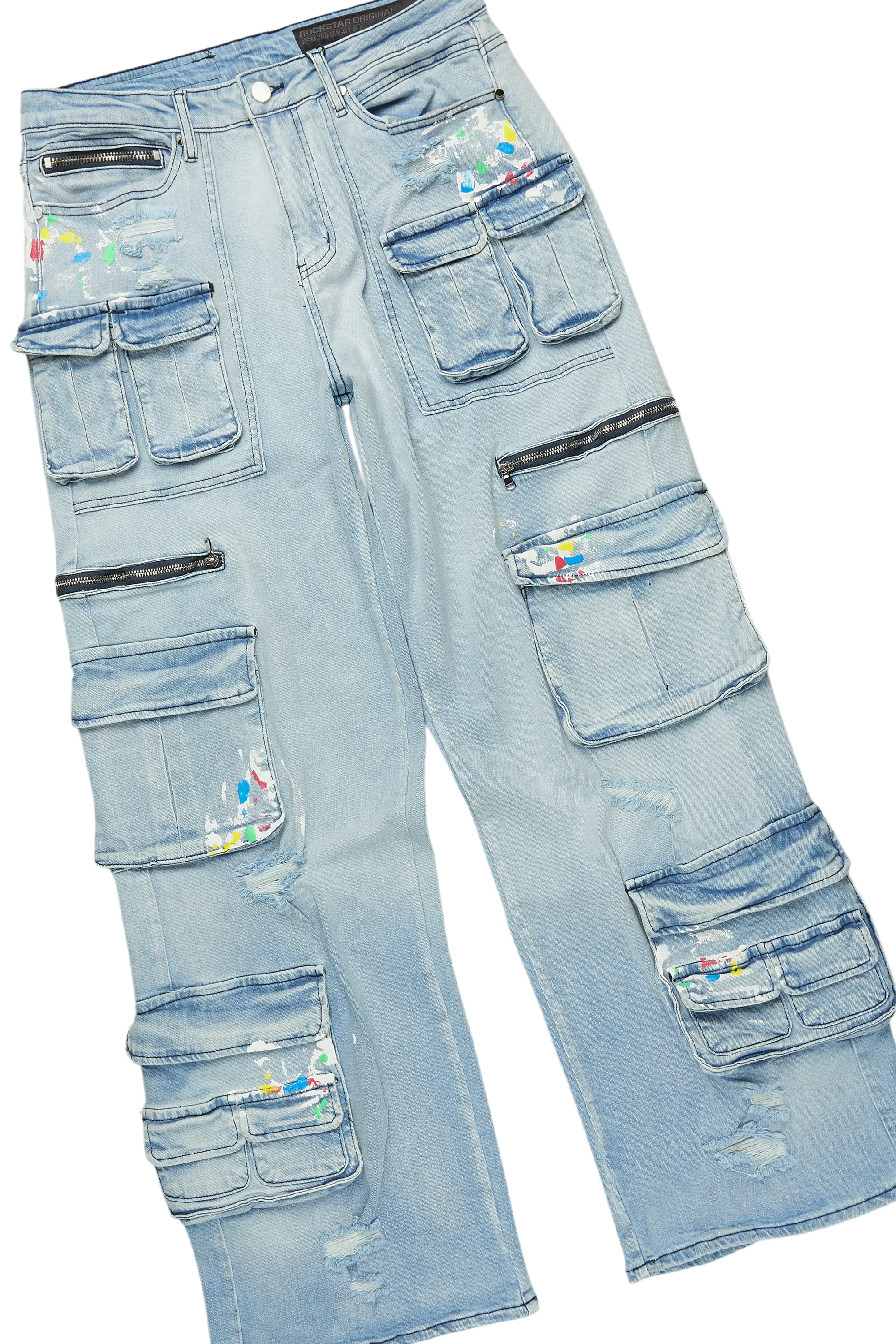 Art Dist Grey/Blue Hoodie/Baggy Fit Jean Bundle - Image 8