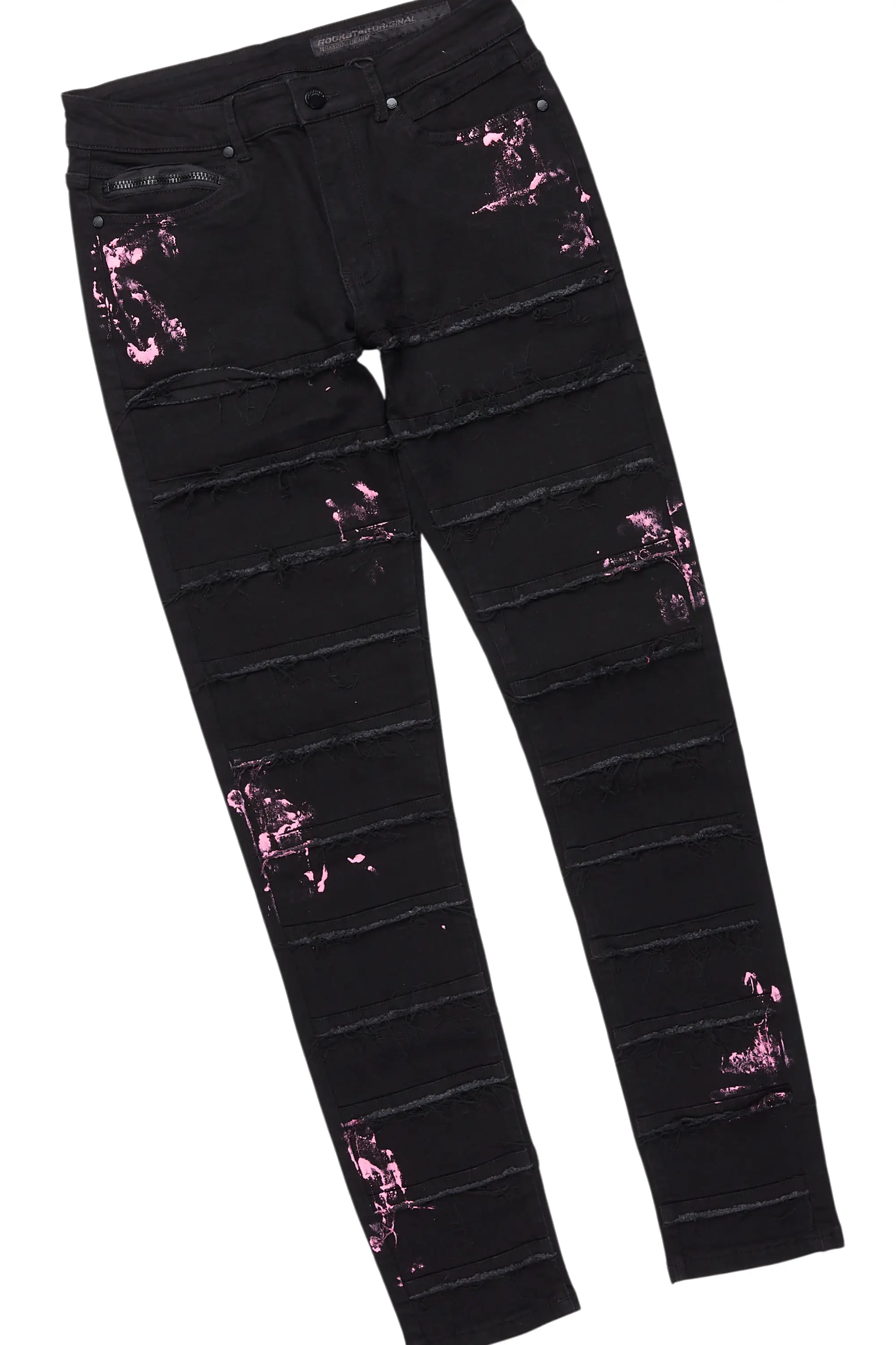 Grill Black/Pink T-Shirt/Slim Fit Jean Set - Image 9