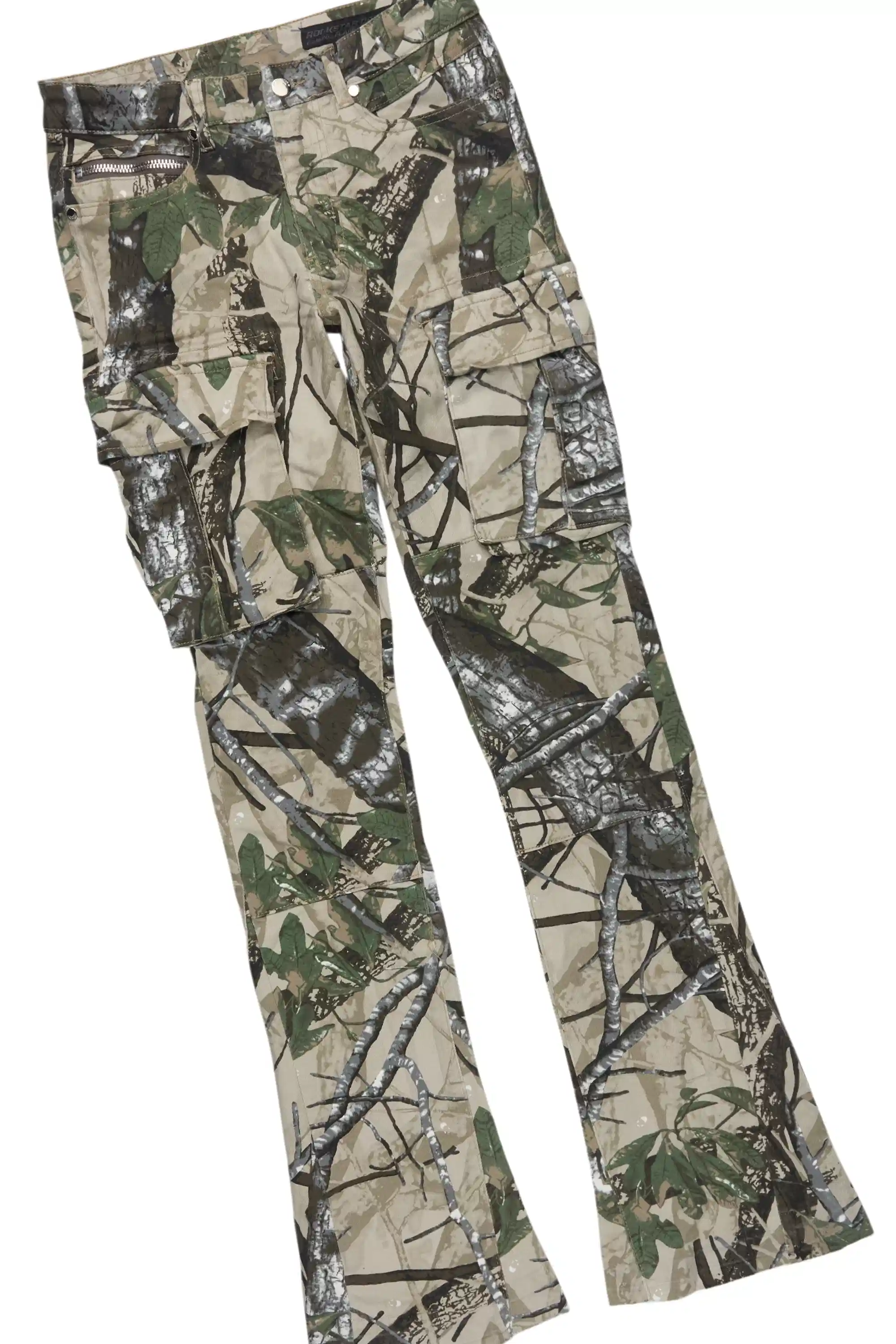 Amos White Camo T-Shirt/Stacked Flare Jean Bundle - Image 3
