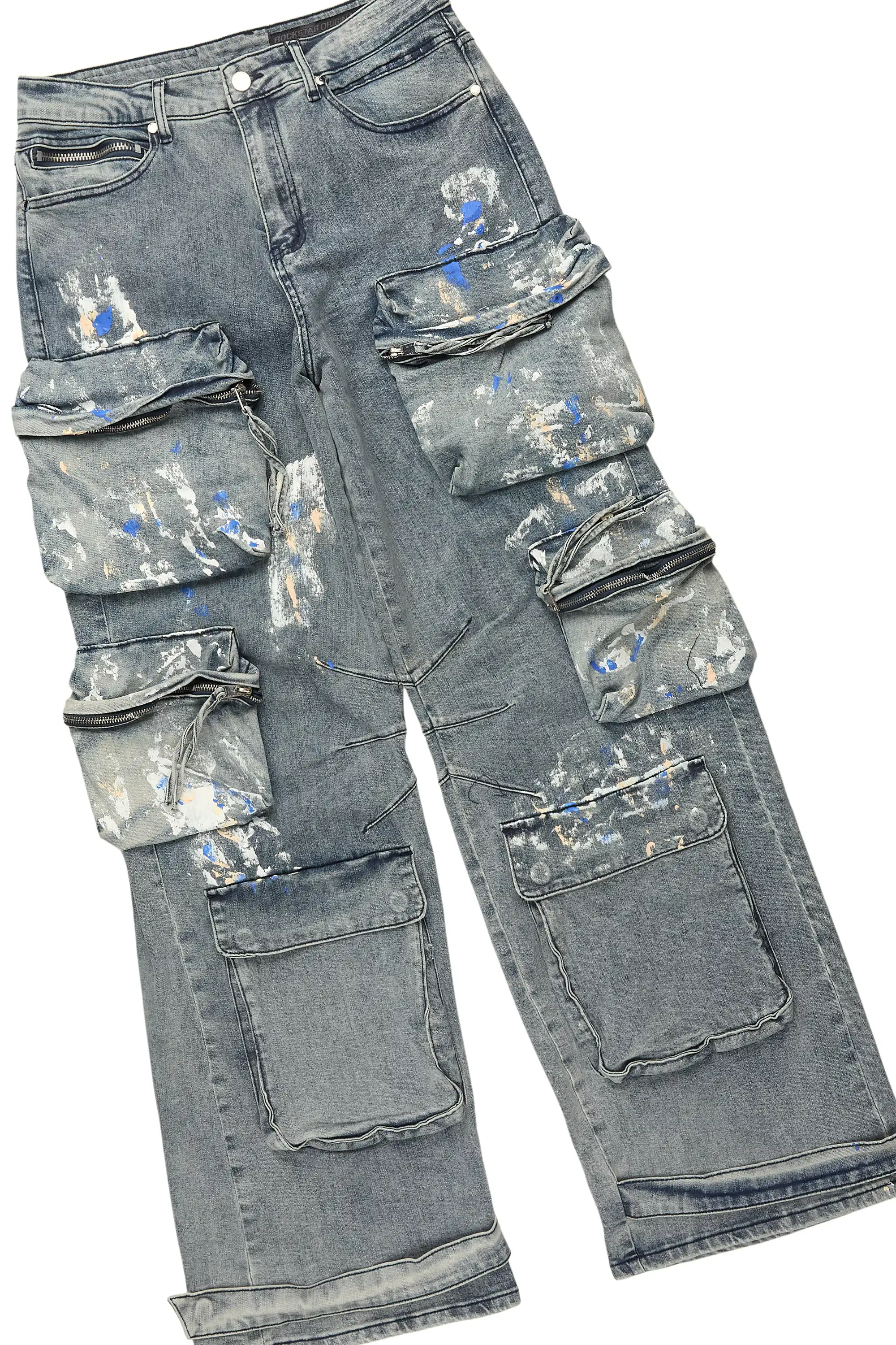 Burial Royal Oversized Graphic T-Shirt/Baggy Cargo Jean Bundle - Image 4