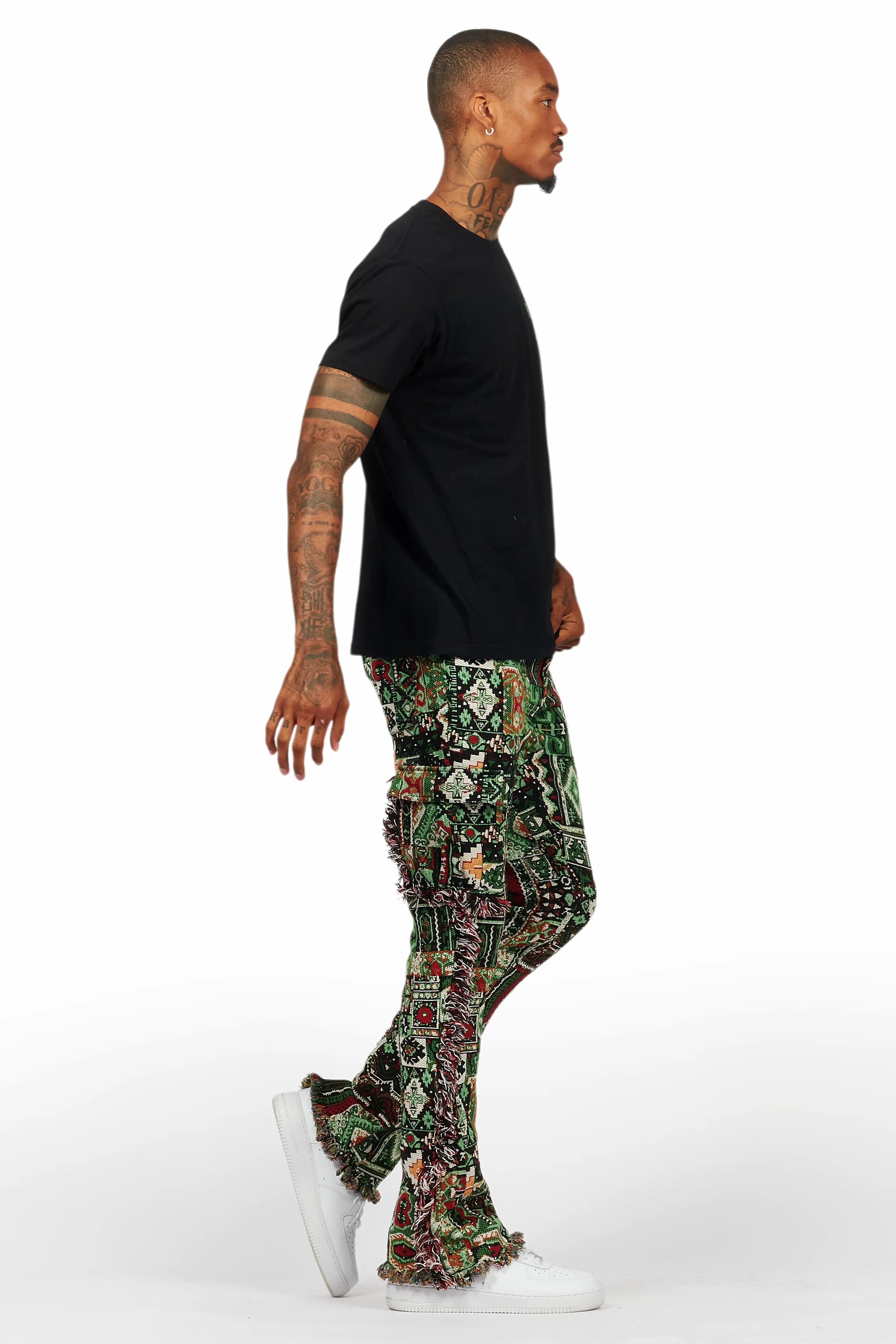 Lake Black/Green T-Shirt/Tapestry Jean Bundle - Image 3