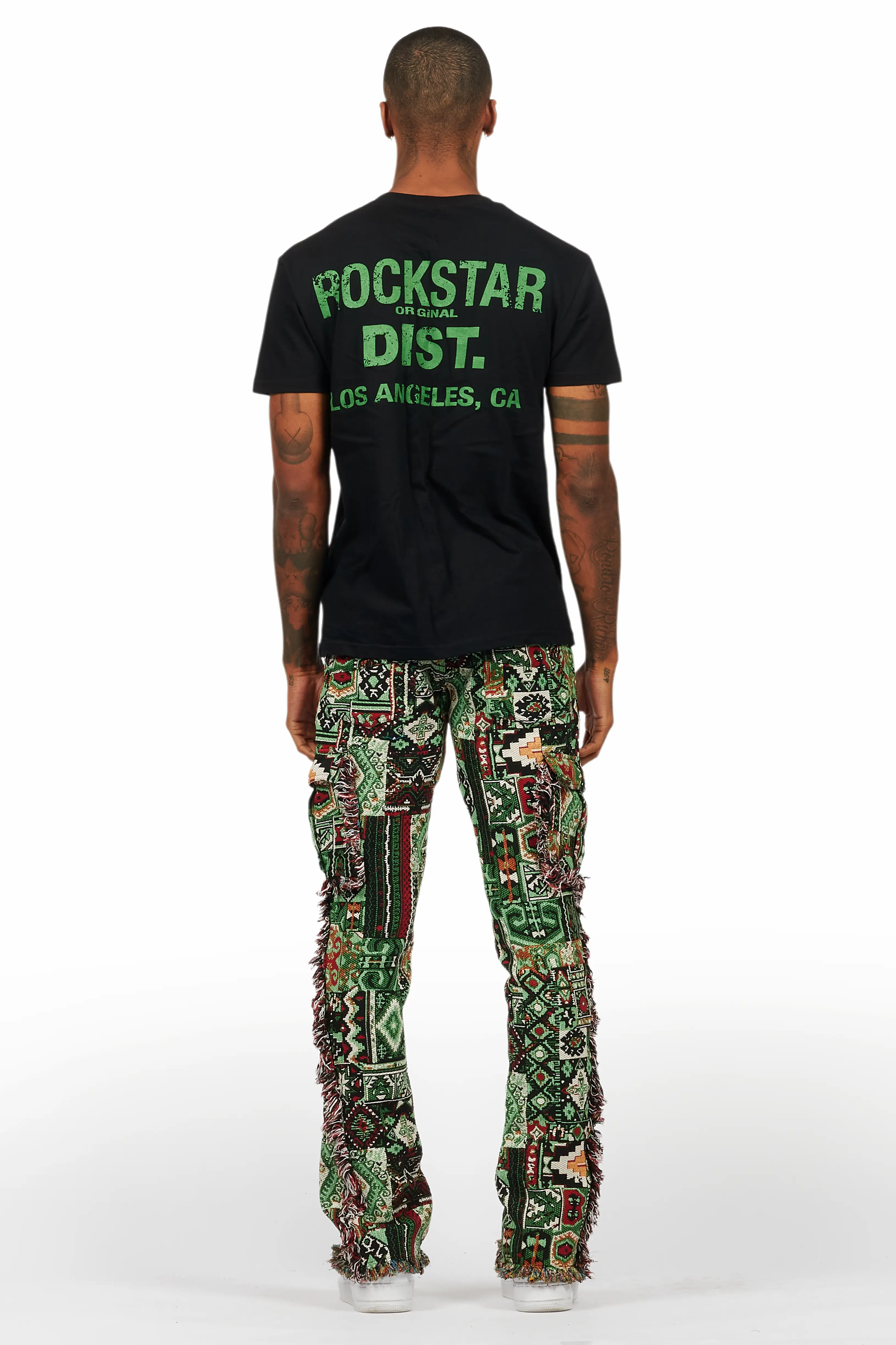 Lake Black/Green T-Shirt/Tapestry Jean Bundle - Image 4