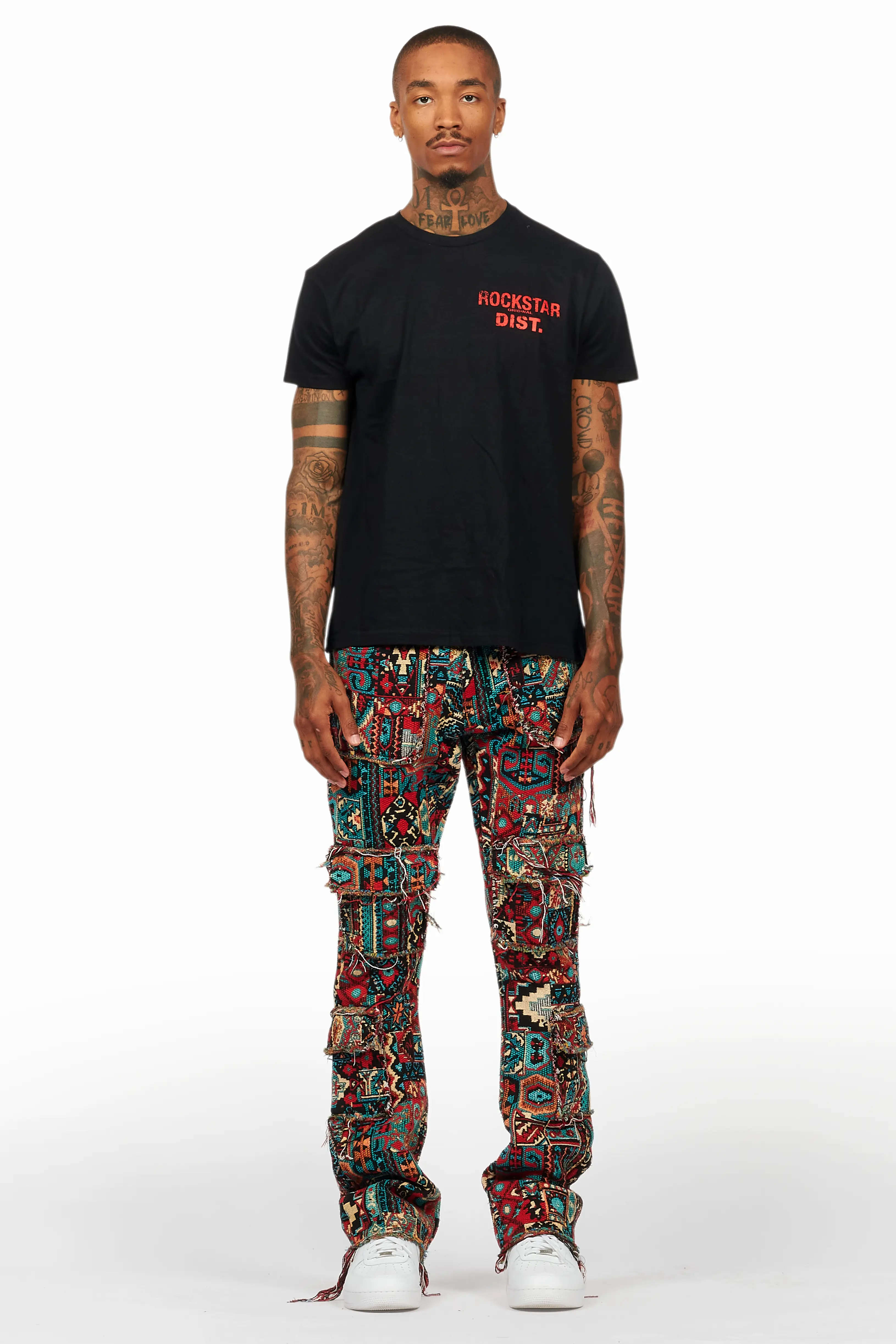 Lake Black/Red T-Shirt/Tapestry Jean Bundle - Image 2