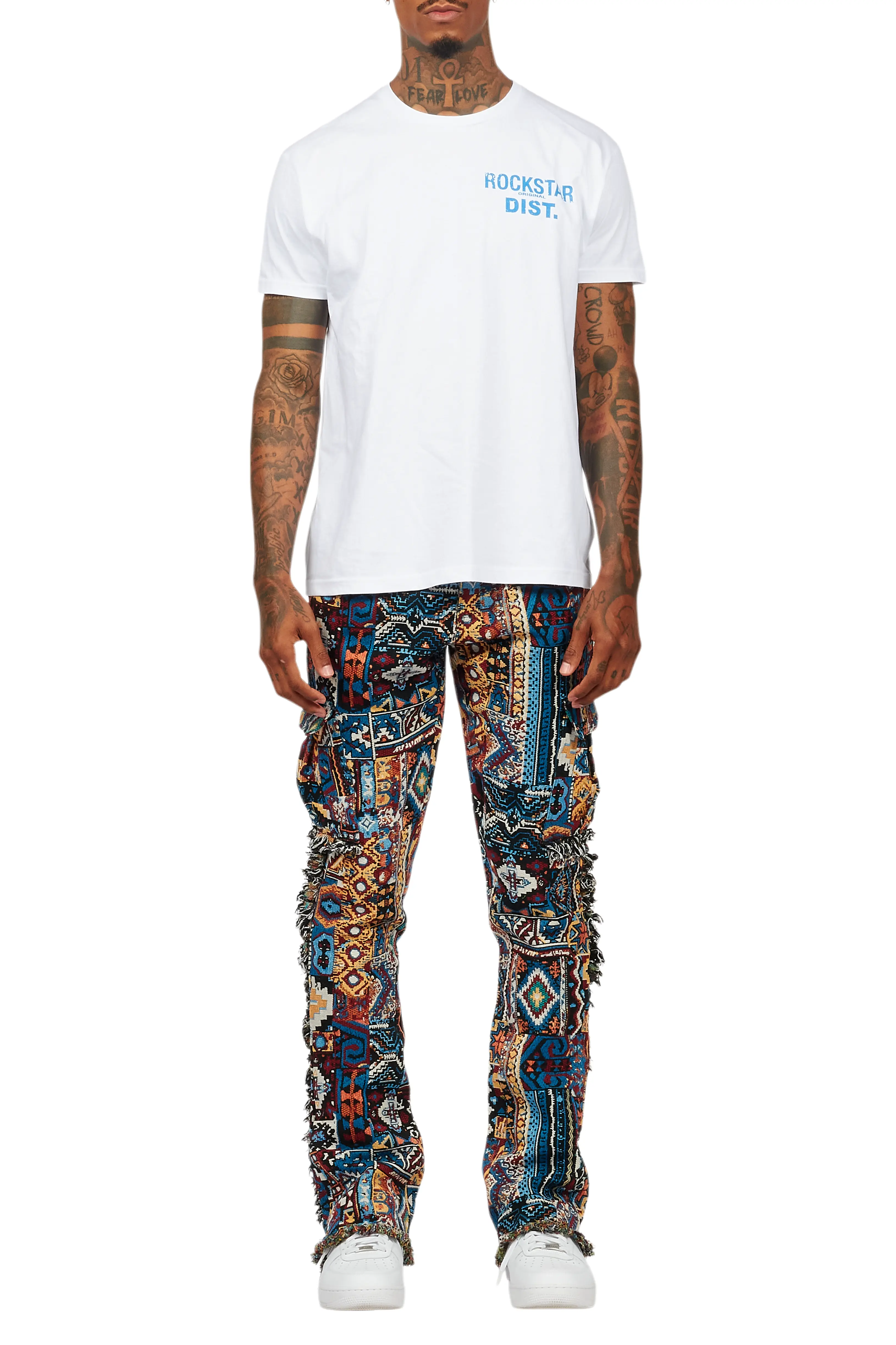 Lake White/Blue T-Shirt/Tapestry Jean Bundle - Image 11