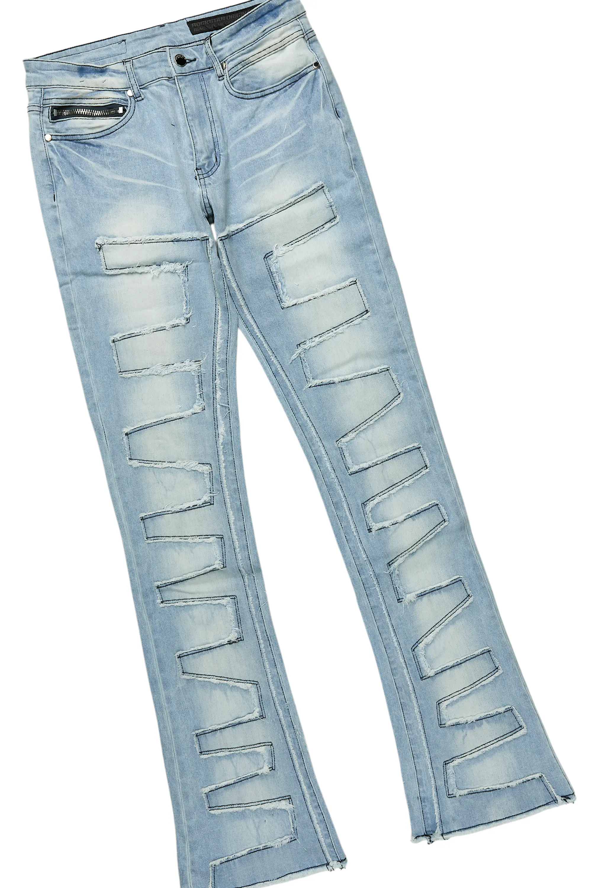 Tarl White T-Shirt/Stacked Flare Jean Bundle - Image 3