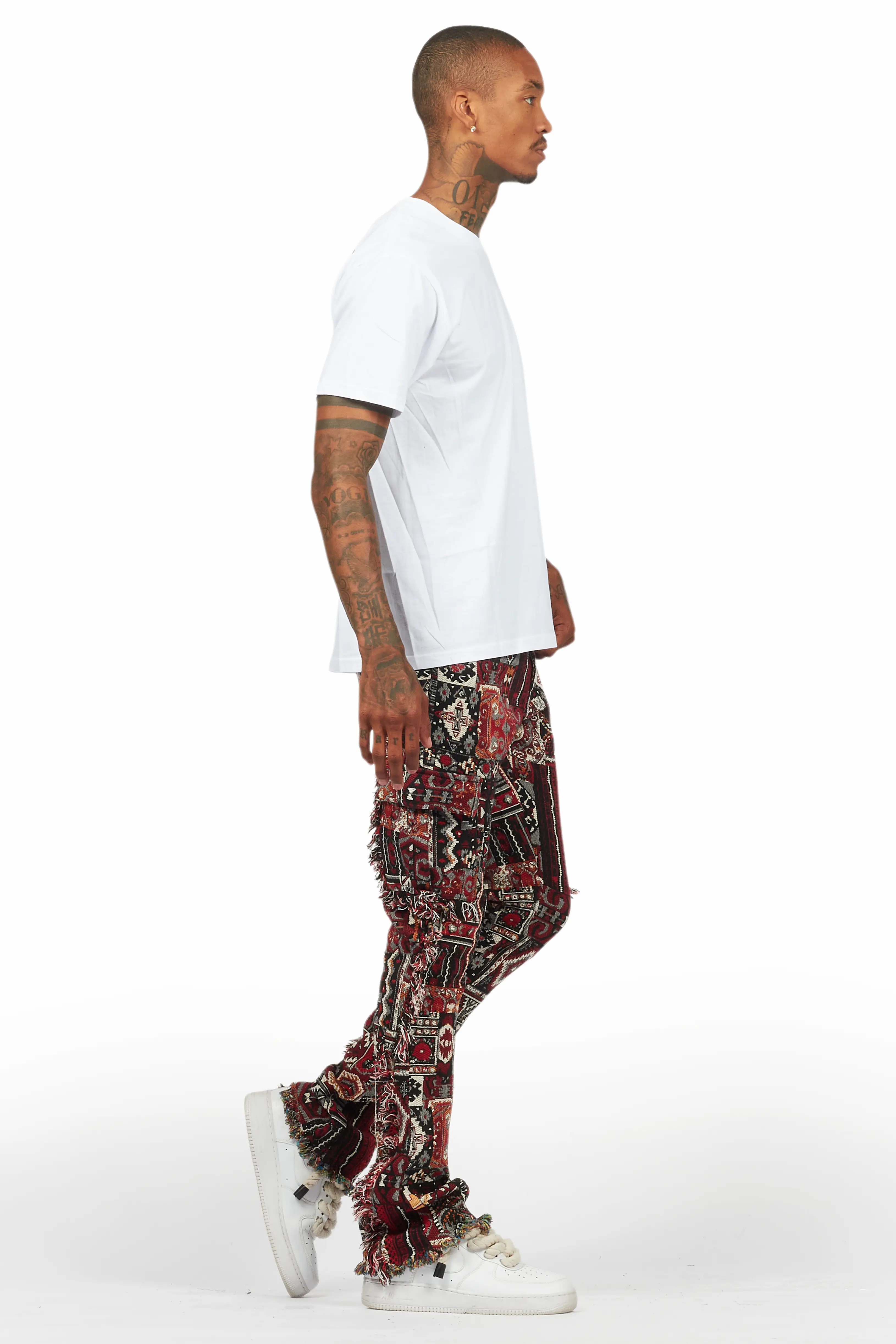 Wizzurd White/Red T-Shirt/Tapestry Jean Bundle - Image 3