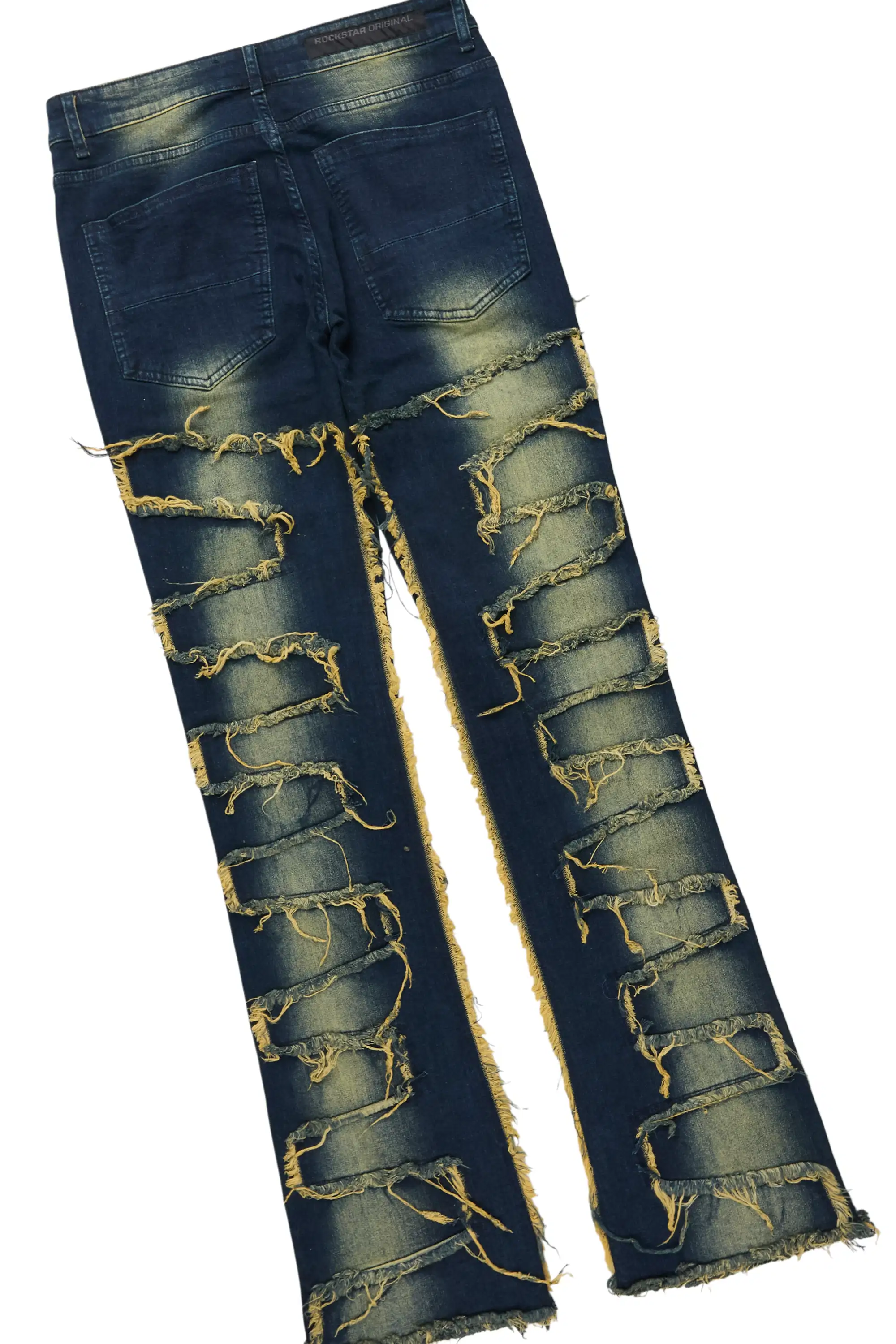 Saxon Orange/Tint Hoodie/Stacked Flare Jean Set - Image 8