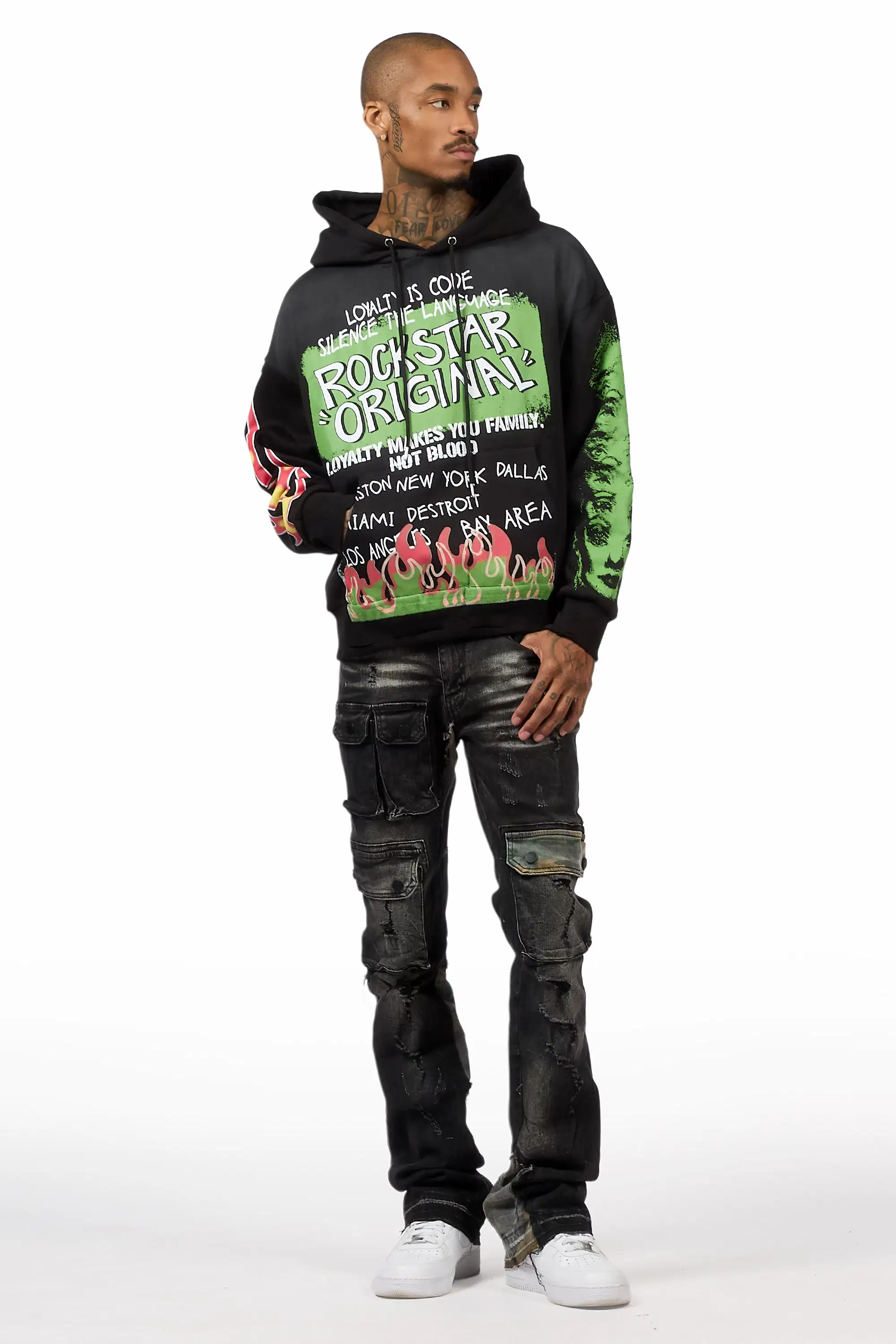 Beno Black Hoodie & Zeta Grey Jean Bundle - Image 9