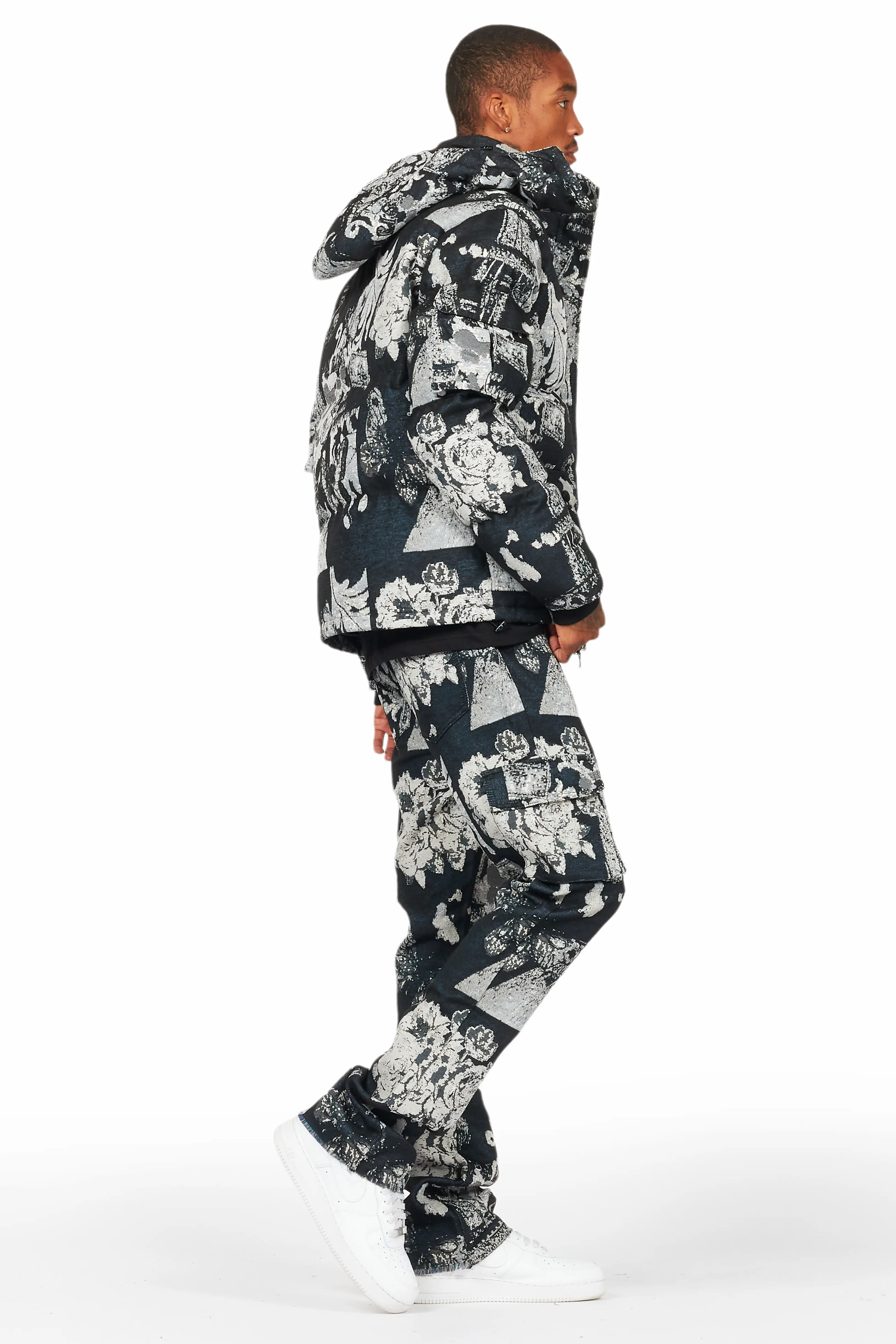 Lamont Black Puffer & Lamont Tapestry Jean Bundle - Image 3