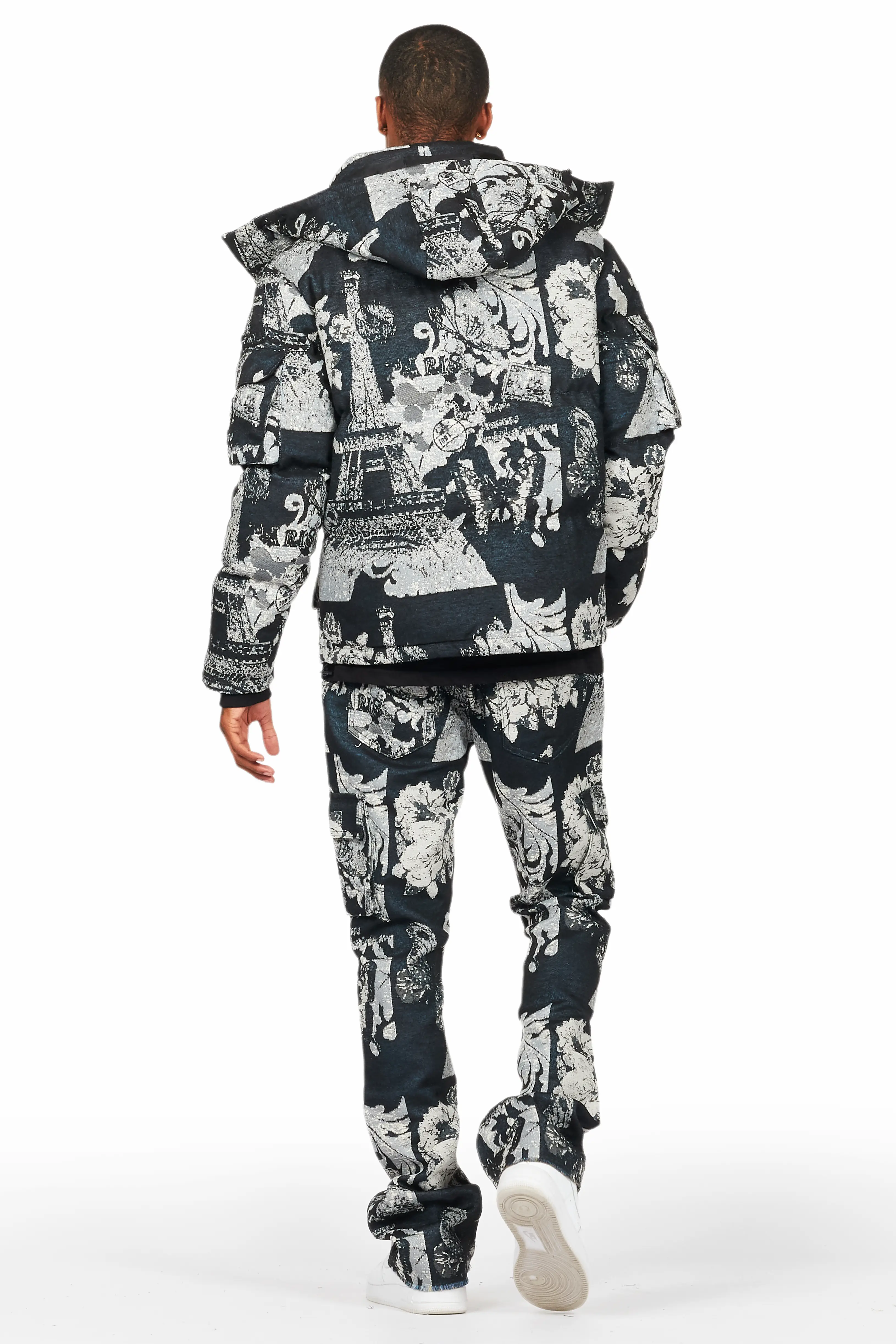 Lamont Black Puffer & Lamont Tapestry Jean Bundle - Image 4