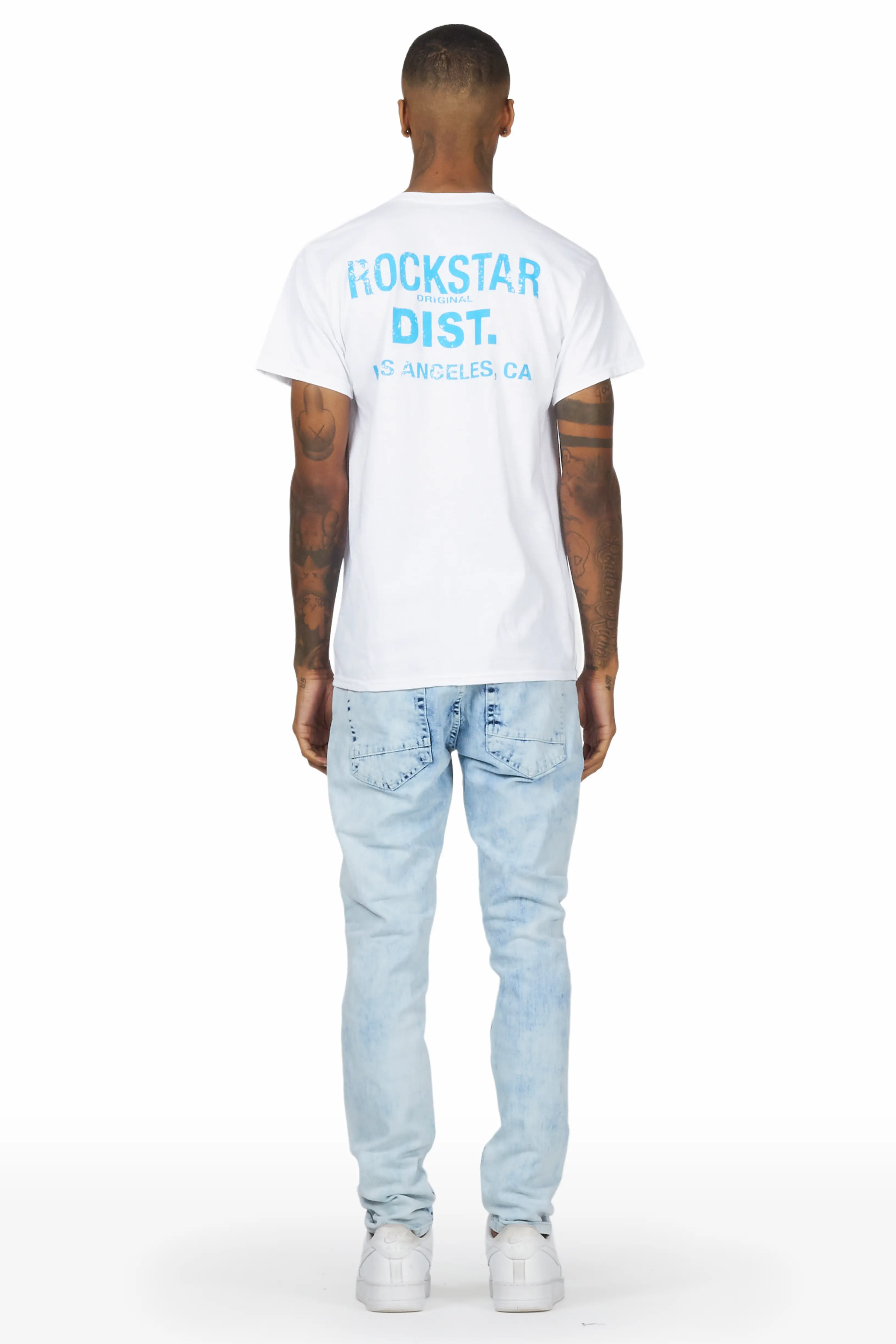 Lake White/Blue T-Shirt/Slim Fit Jean Bundle - Image 3