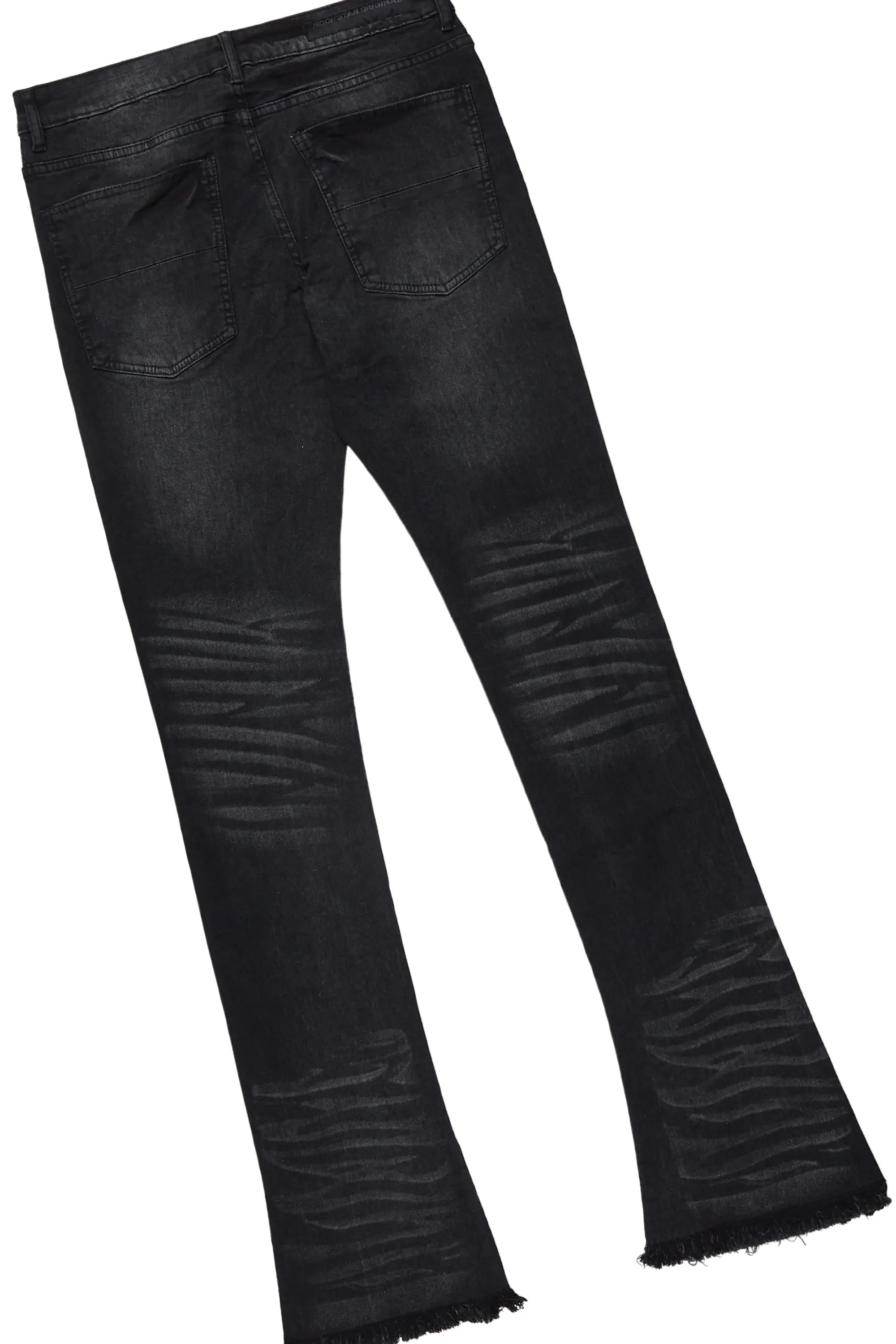 Tally Black T-Shirt/Stacked Flare Jean Set - Image 4