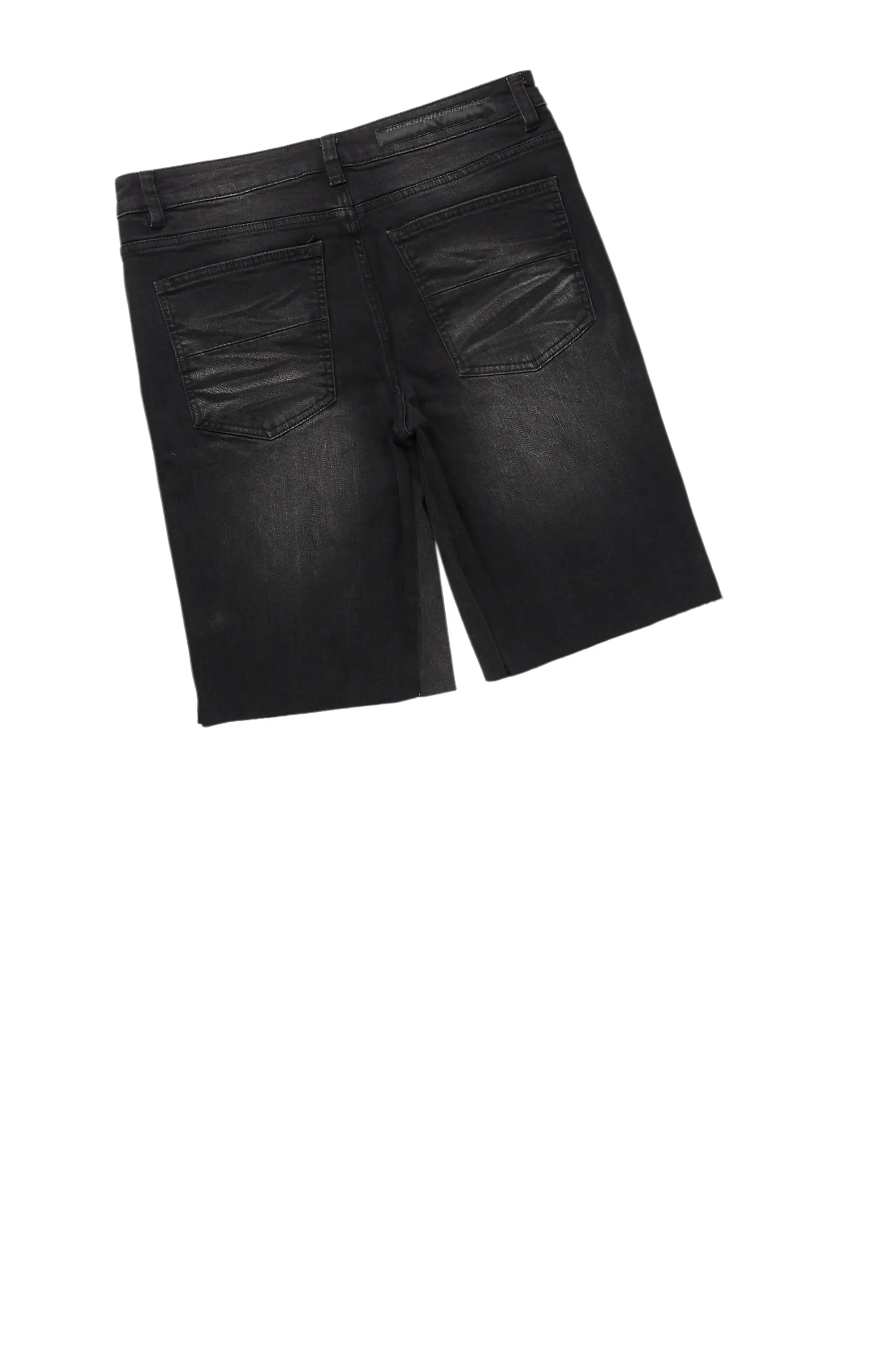 Akos Black T-Shirt/Denim Short Set - Image 10