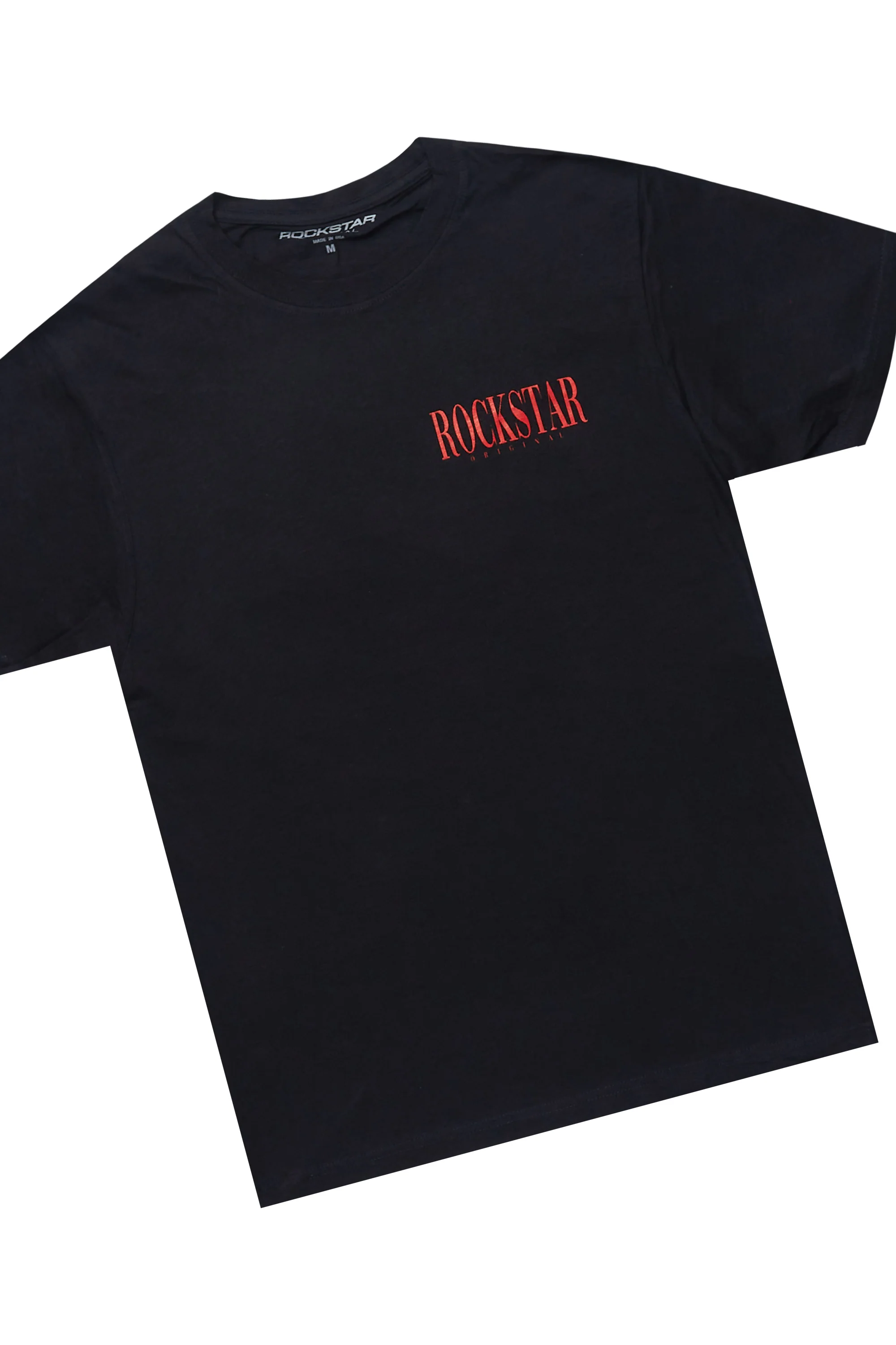 Dayte Nite Black/Red T-Shirt/Denim Short Set - Image 8