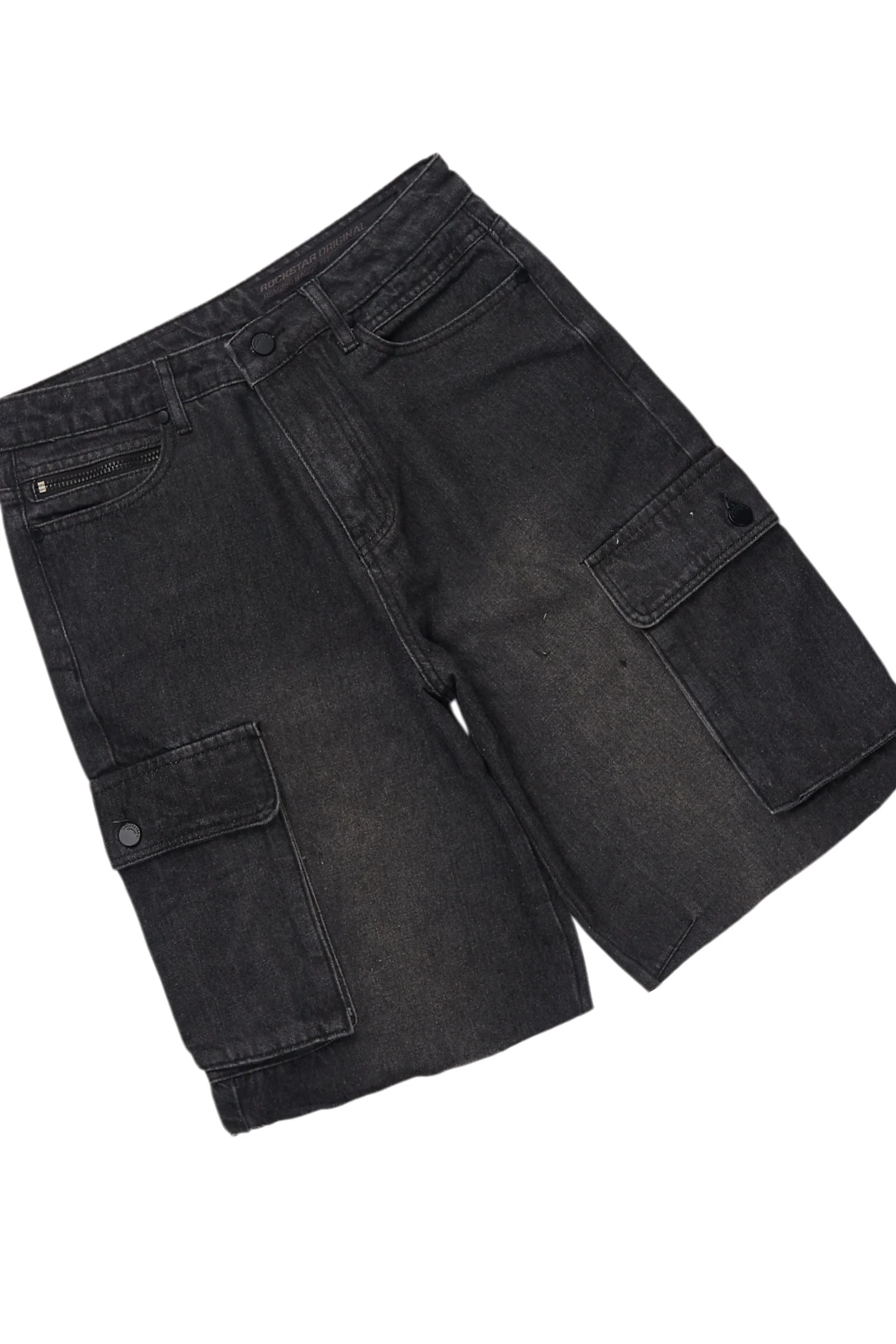 Tally Black T-Shirt/Denim Short Set - Image 9