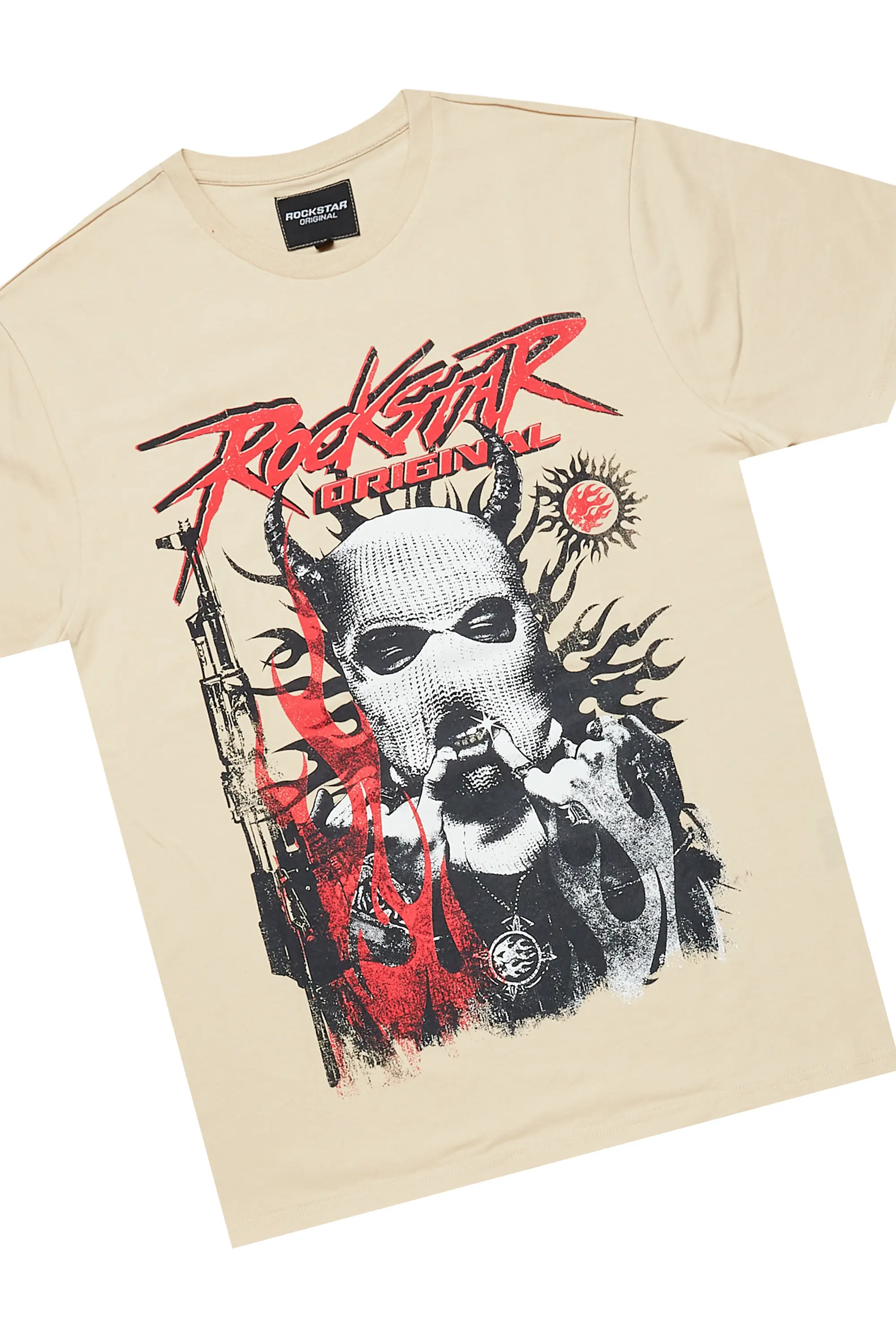 Turquil Beige T-Shirt/Short Set - Image 8