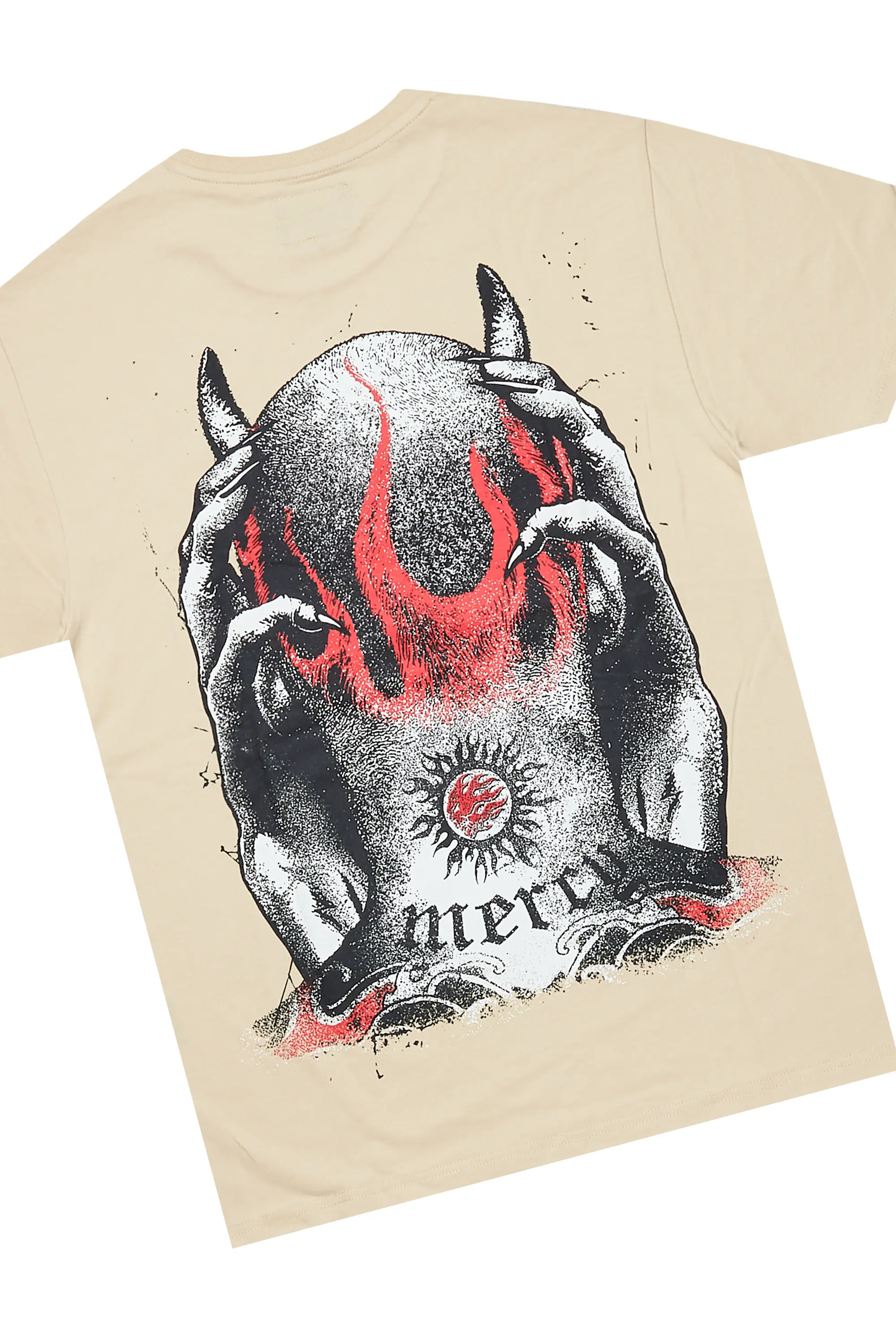 Turquil Beige T-Shirt/Short Set - Image 9