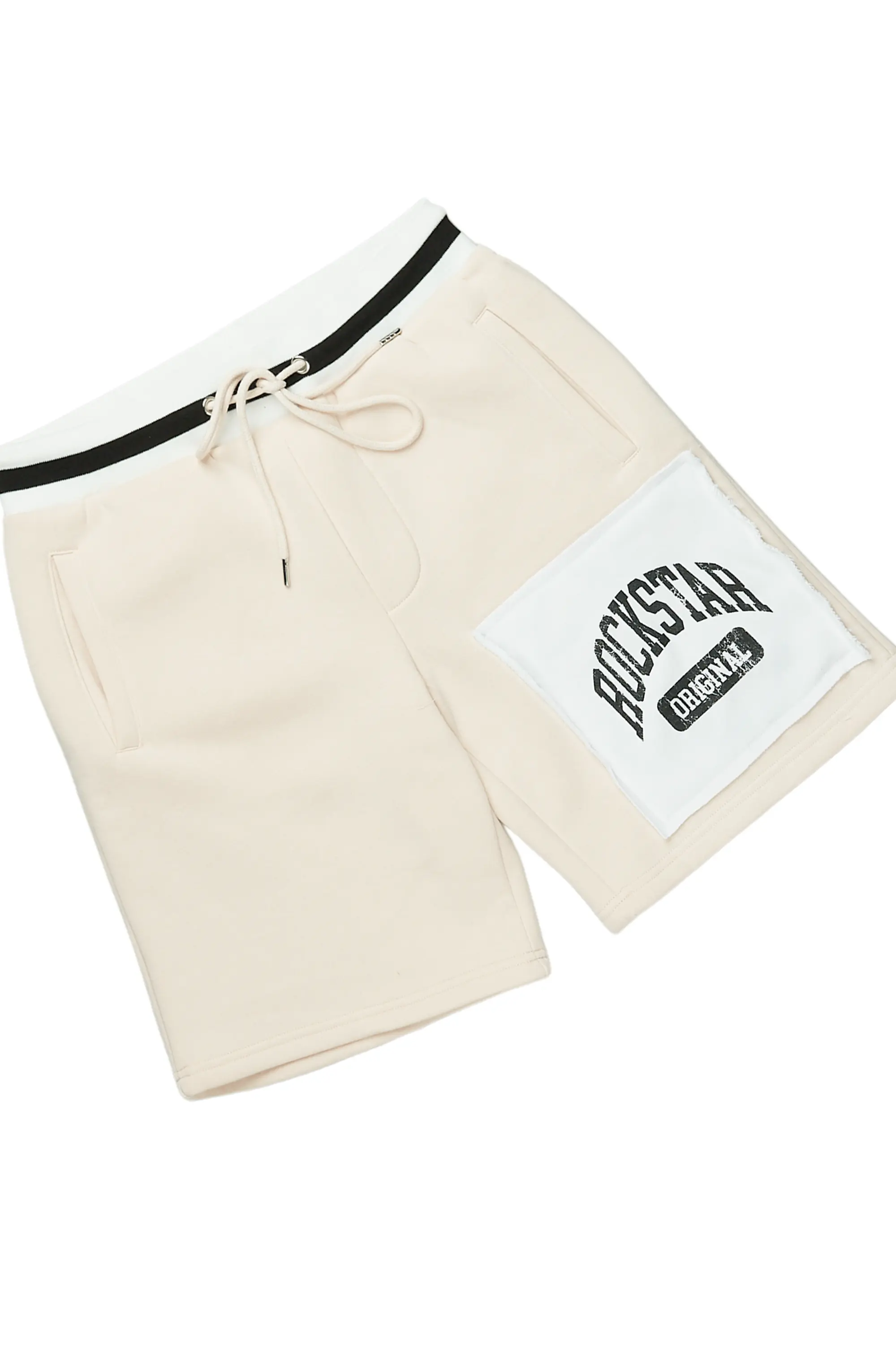 Jain White/Beige T-Shirt/Short Set - Image 8
