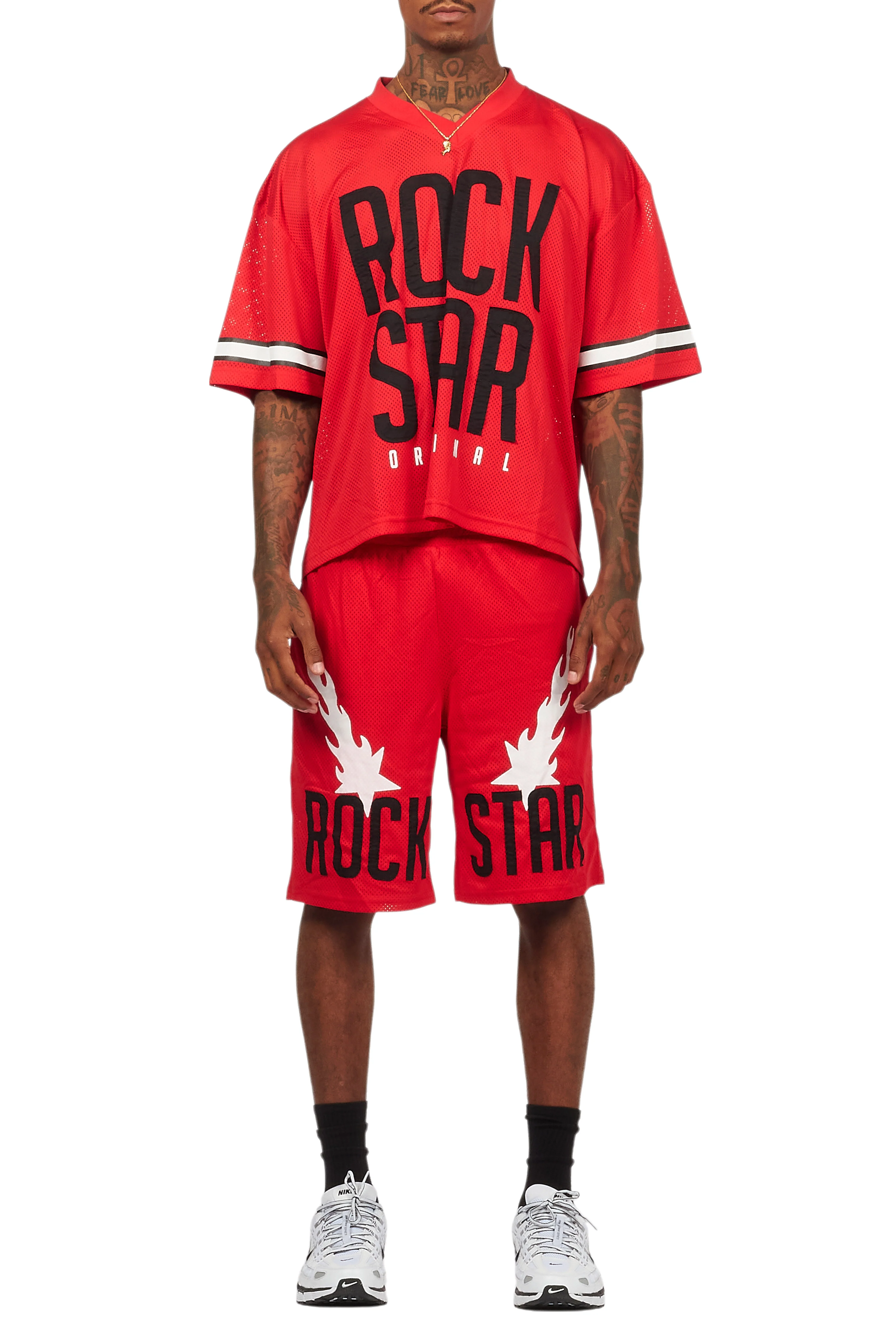 Climi Red T-Shirt/Short Set - Image 13
