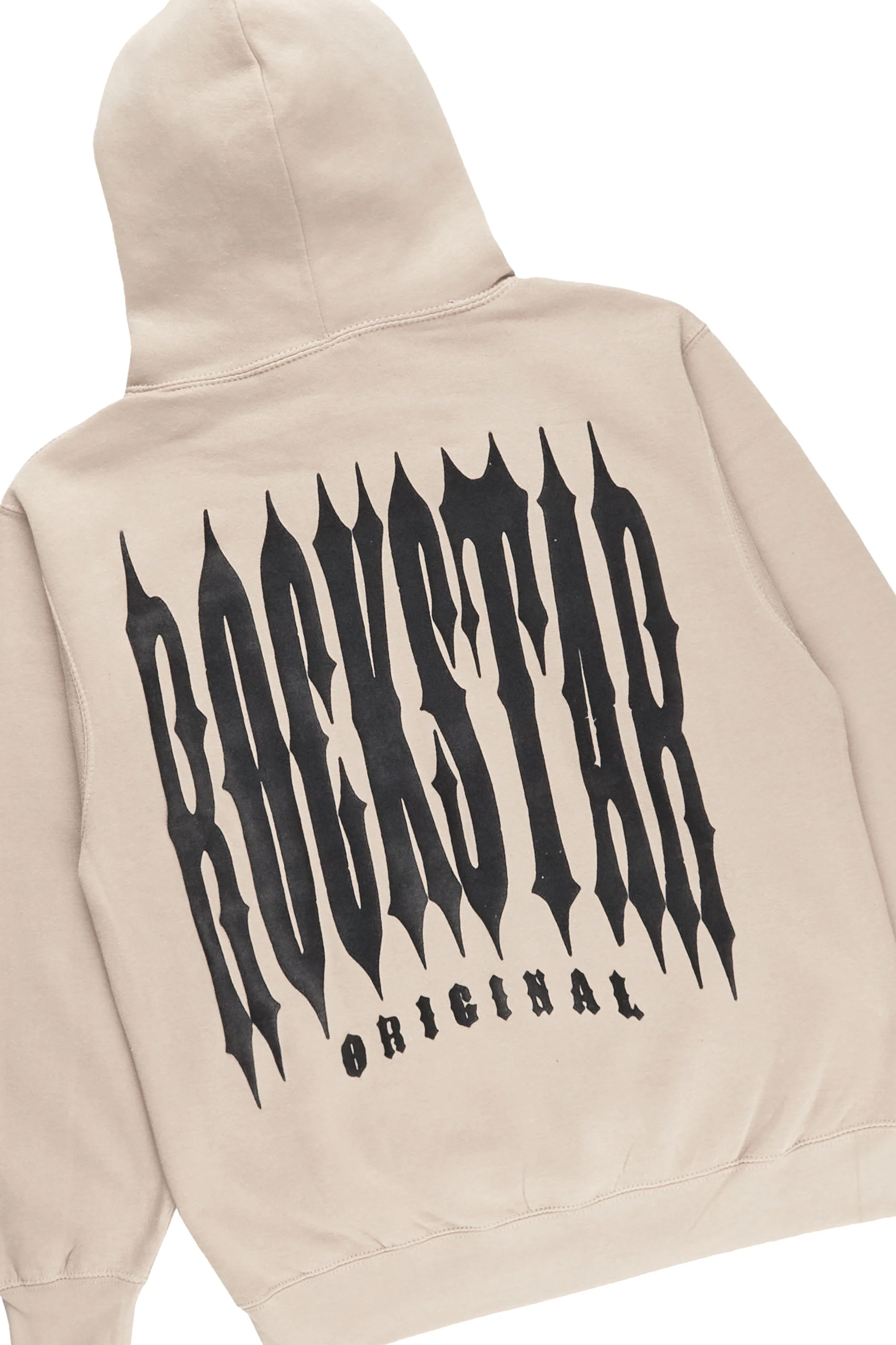 Skeller Beige Hoodie Short Set - Image 3
