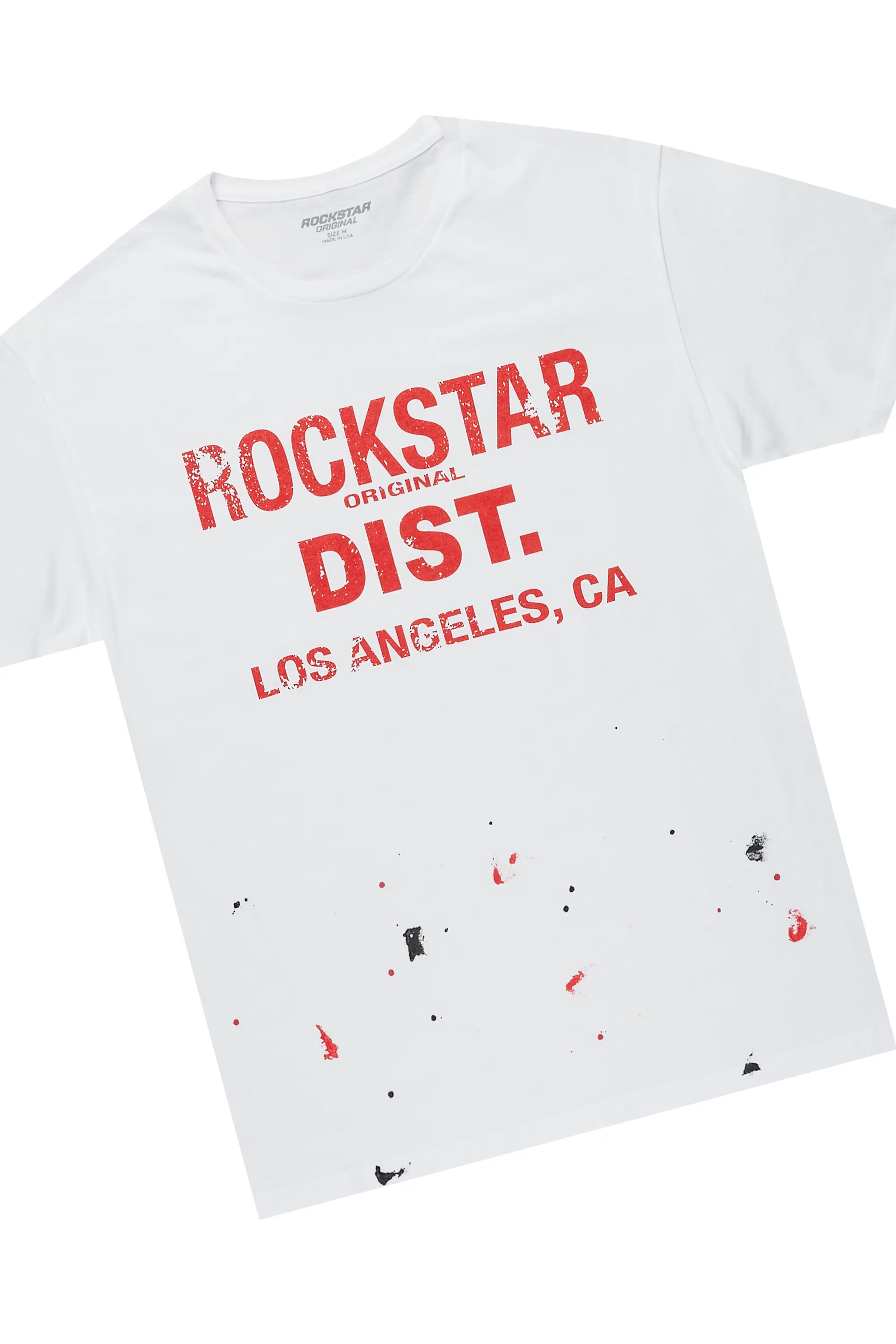 Scottie White/Red Painter T-Shirt/Short Set - Image 7