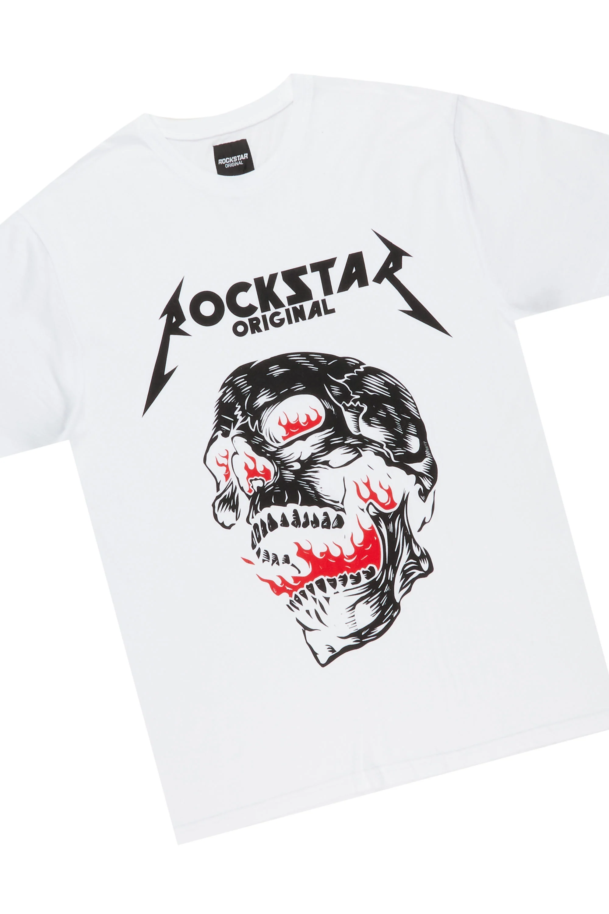 Wayan White T-Shirt Short Set - Image 3