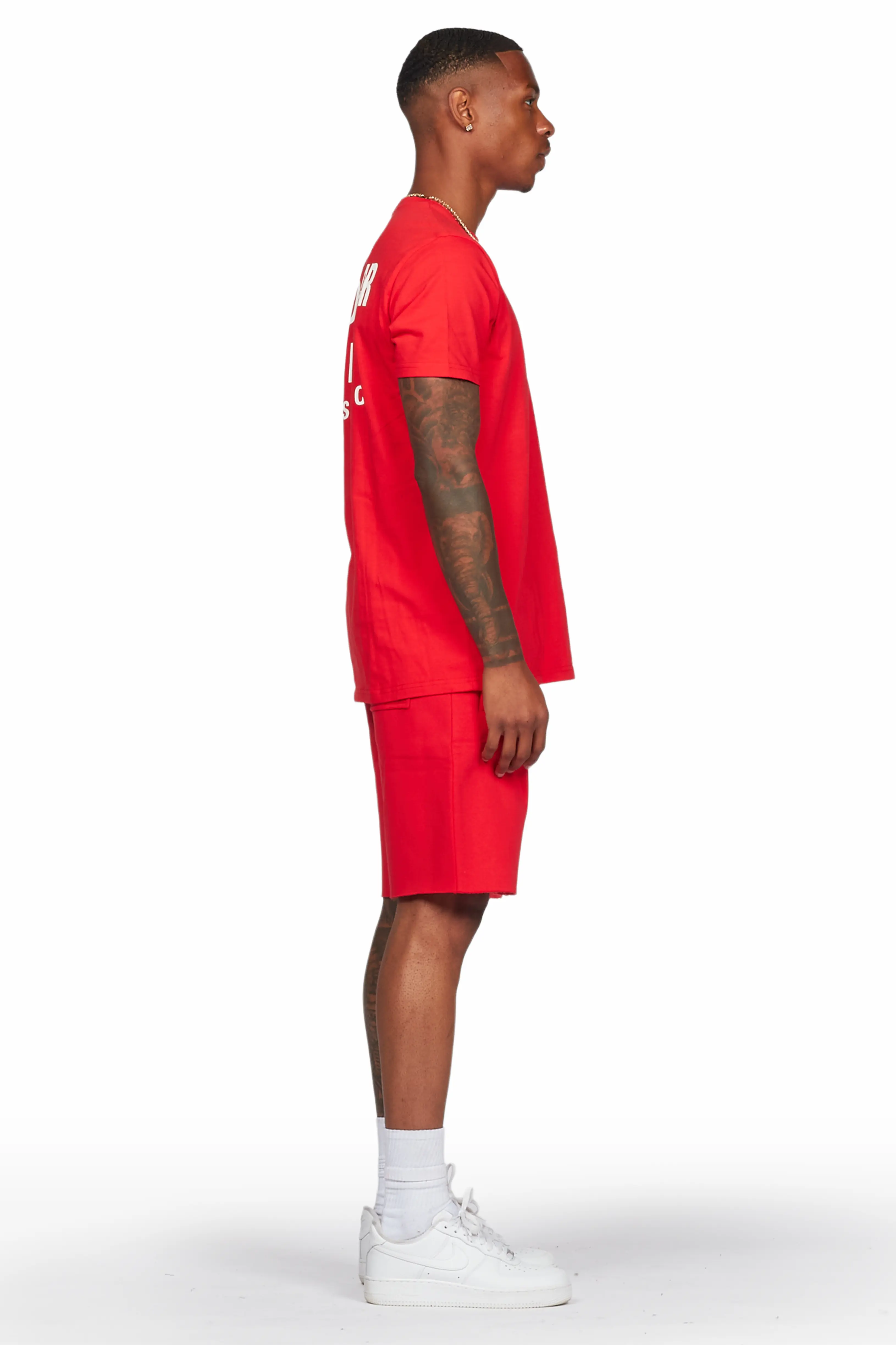 Lake Red T-Shirt/Short Set - Image 4
