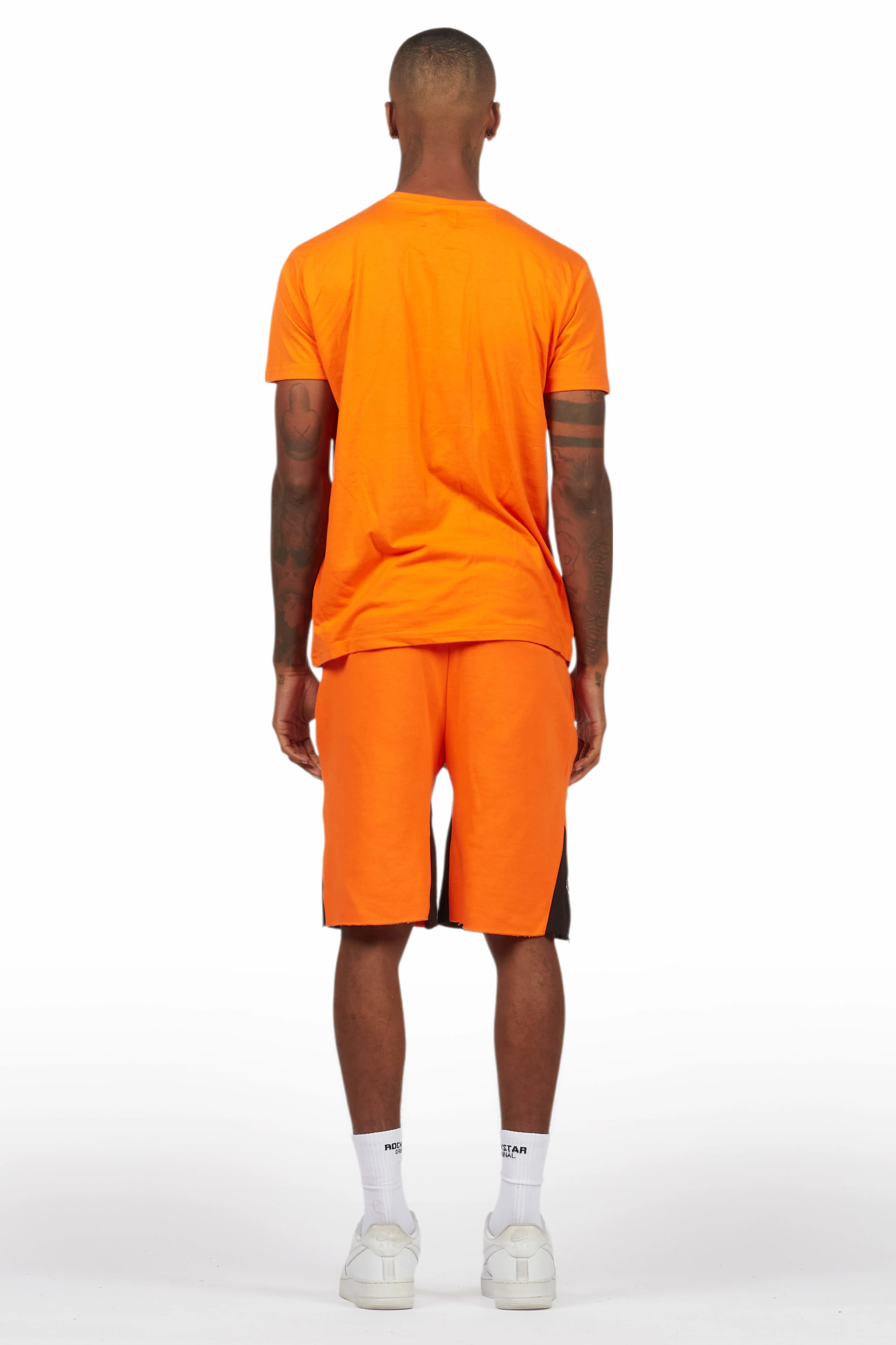 Scottie Orange Painter T-Shirt/Short Set - Image 4