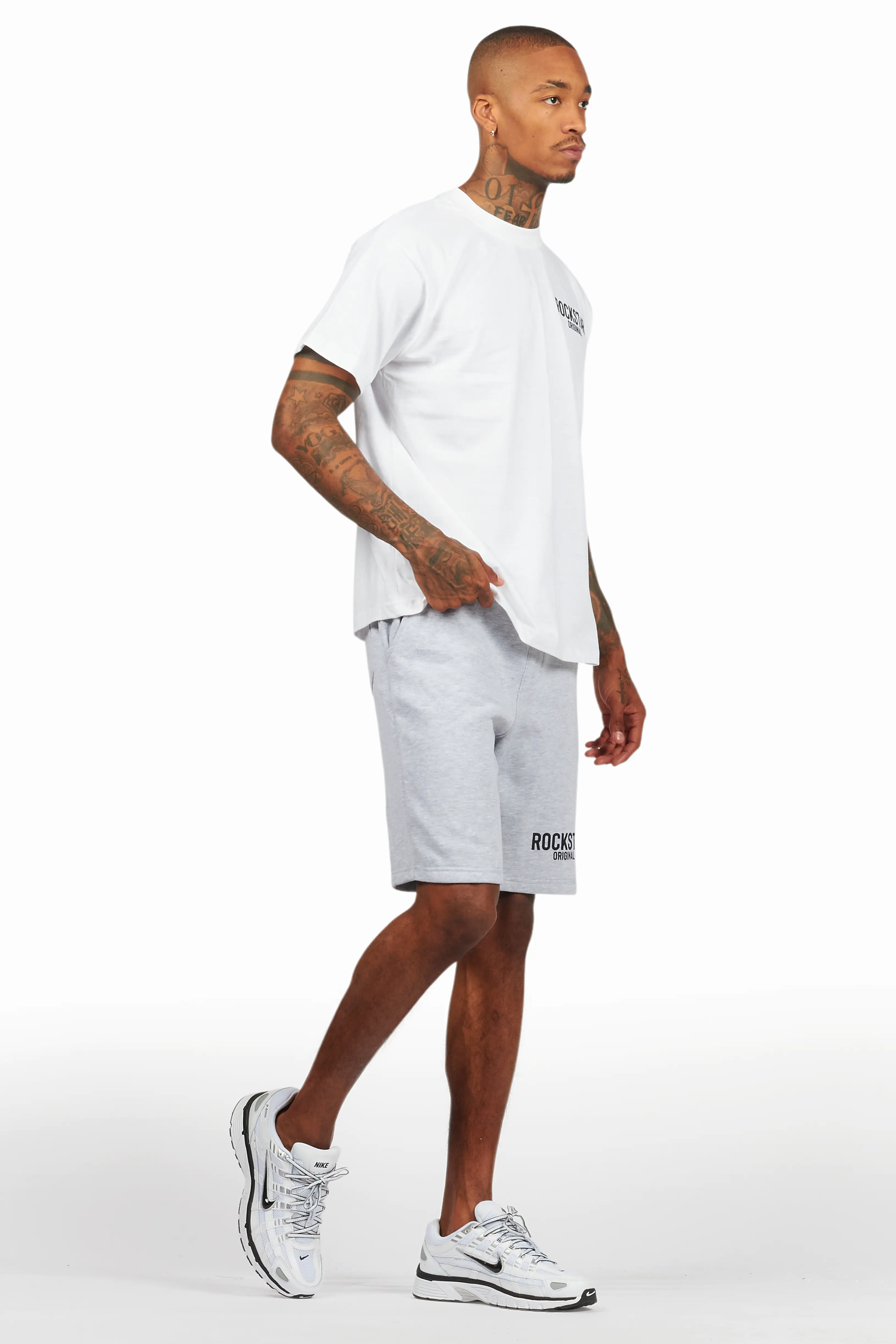 Sana Grey/Black Short Set - Image 6