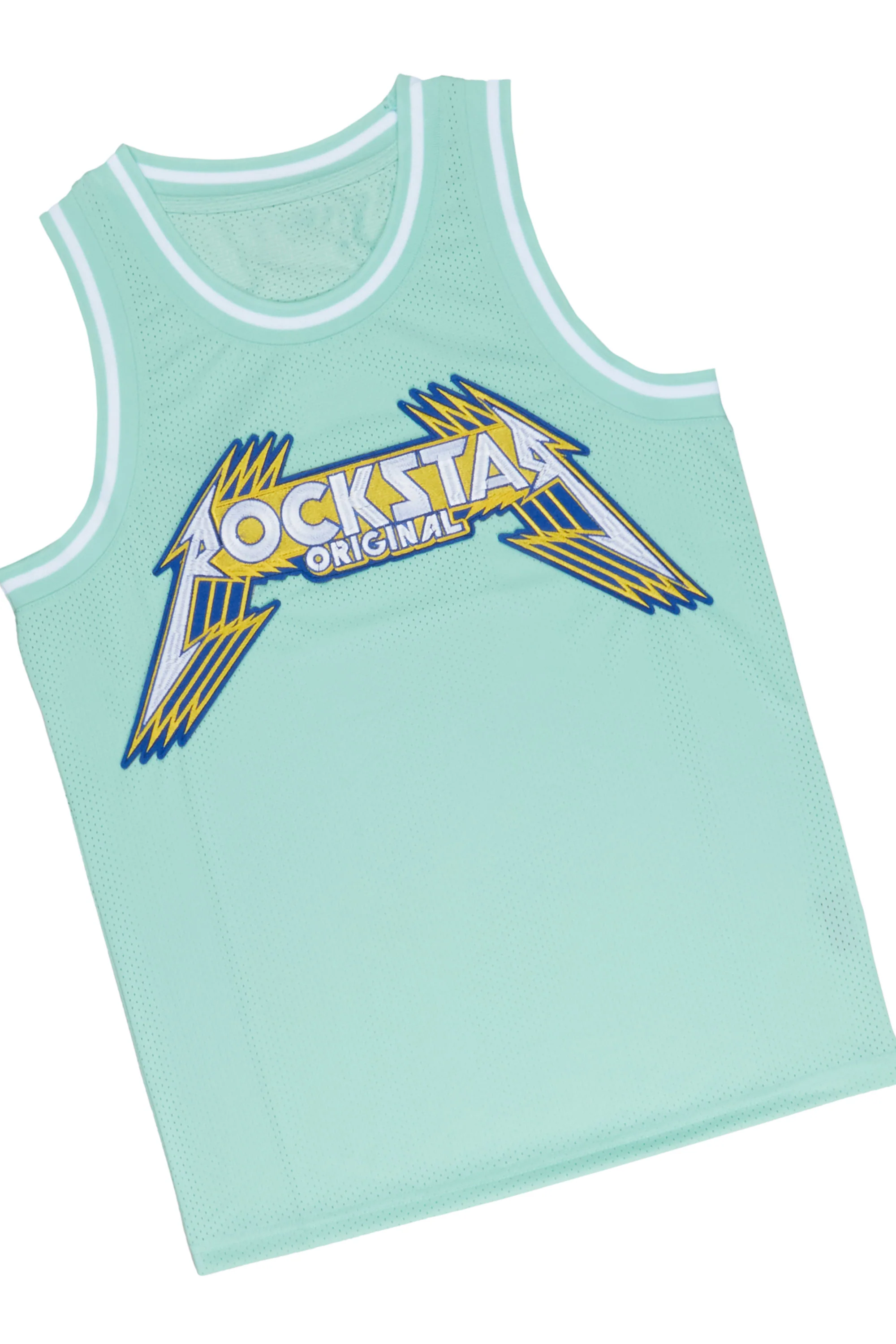 Adomas Mint Jersey Tank Short Set - Image 2