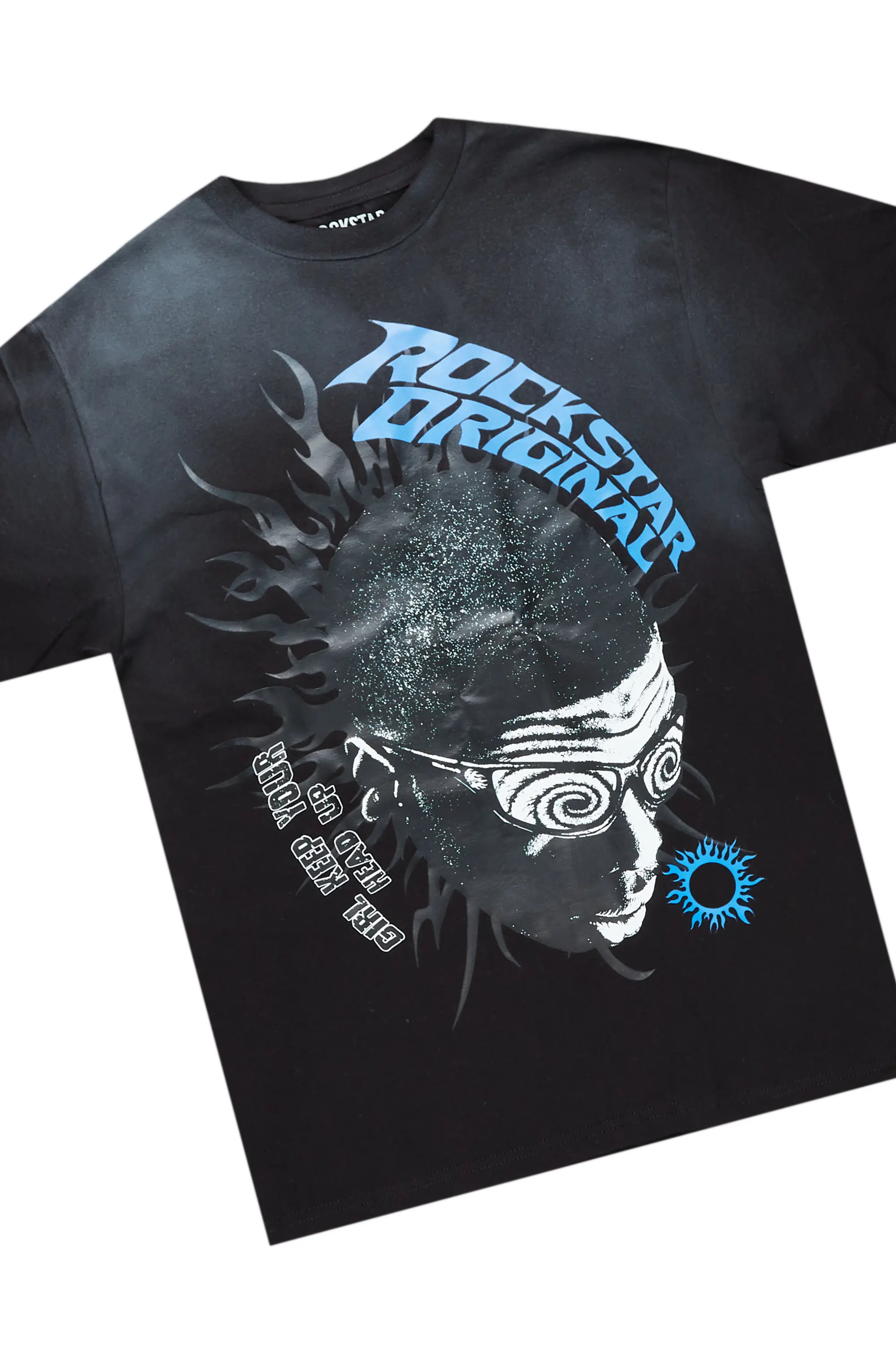 Wavy Devil Black/Grey T-Shirt Short Set - Image 4