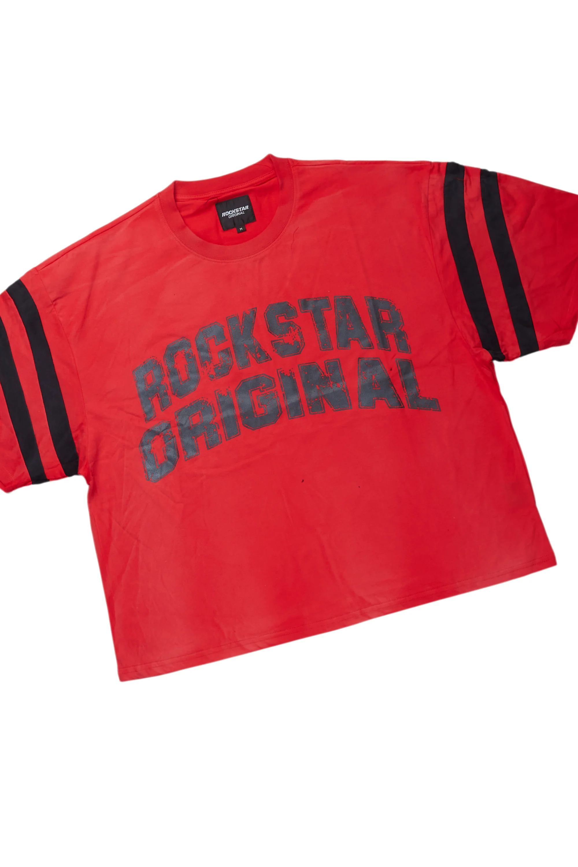 Tumo Red Crop Boxy Tee Short Set - Image 8
