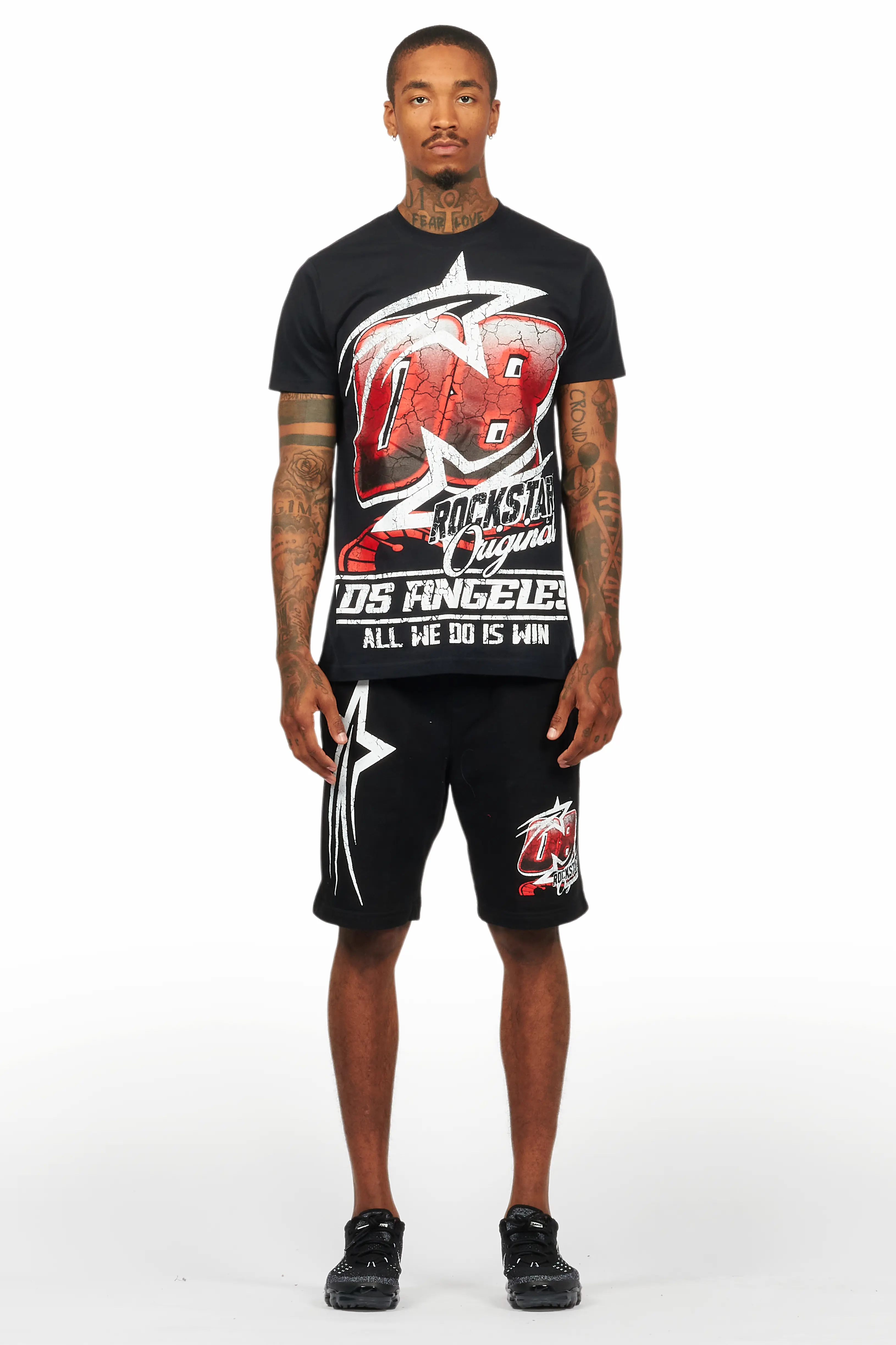 Kastell Black T-Shirt Short Set - Image 2