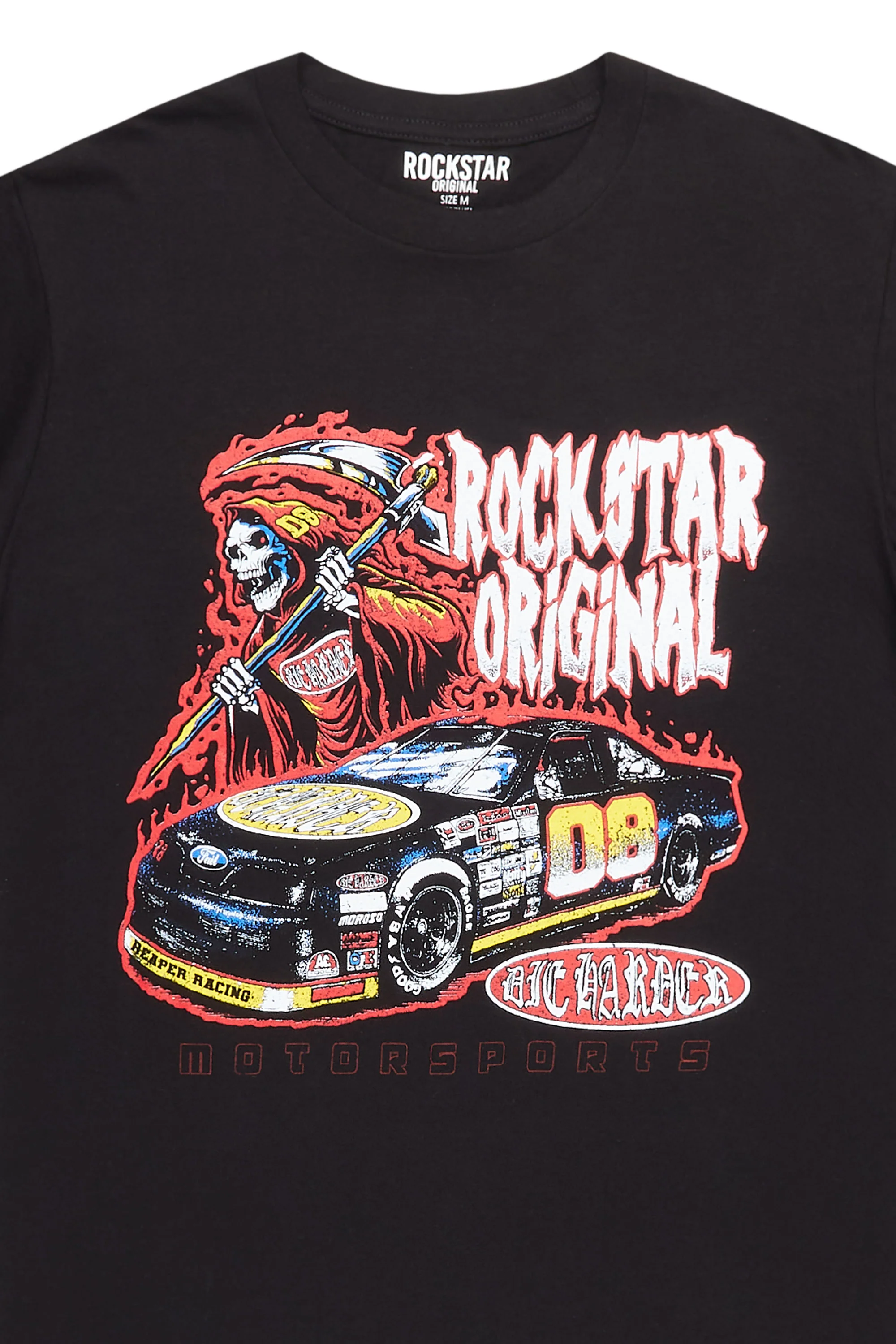 Daggor Black Graphic T-Shirt - Image 2