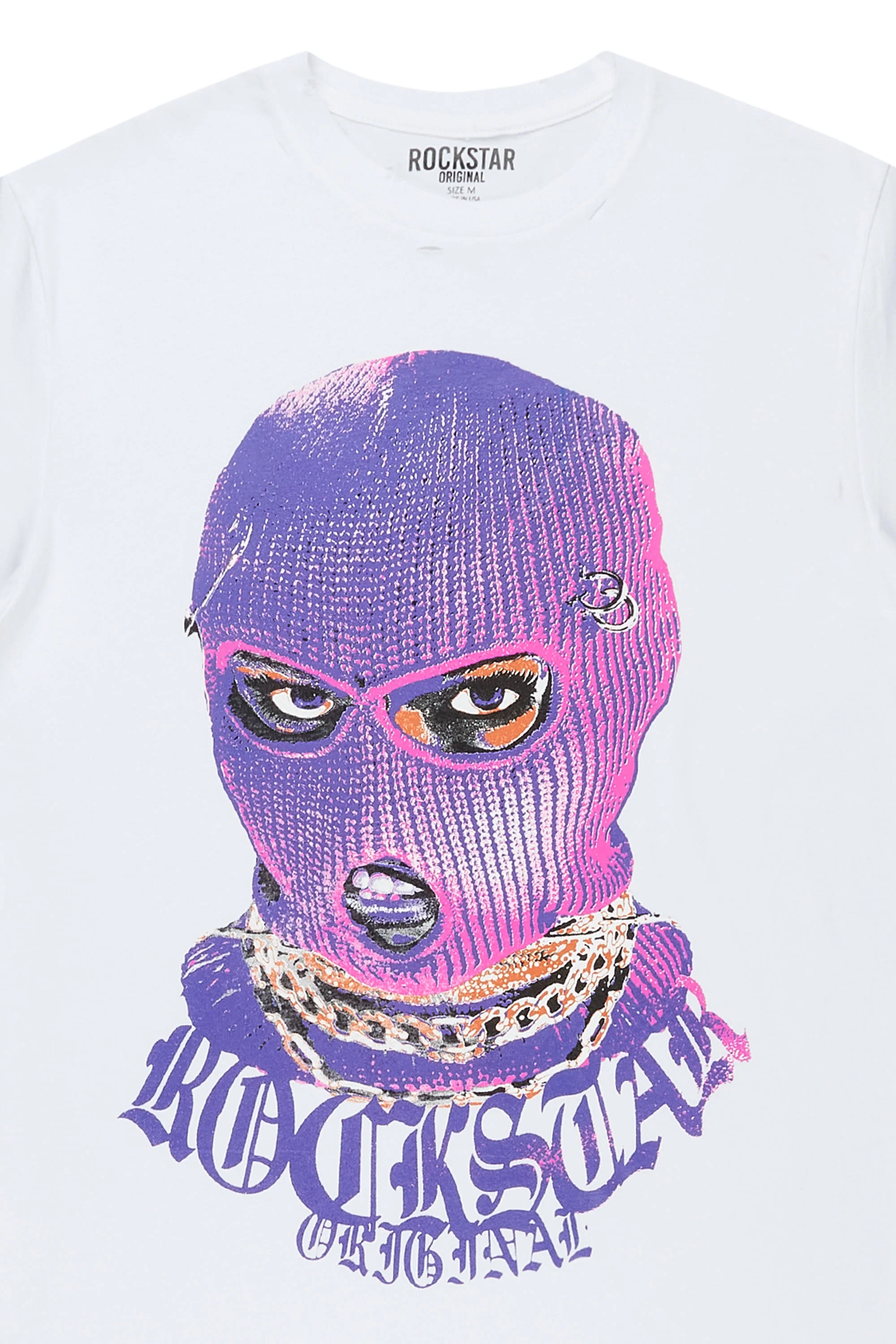 Murdra White Graphic T-Shirt - Image 3