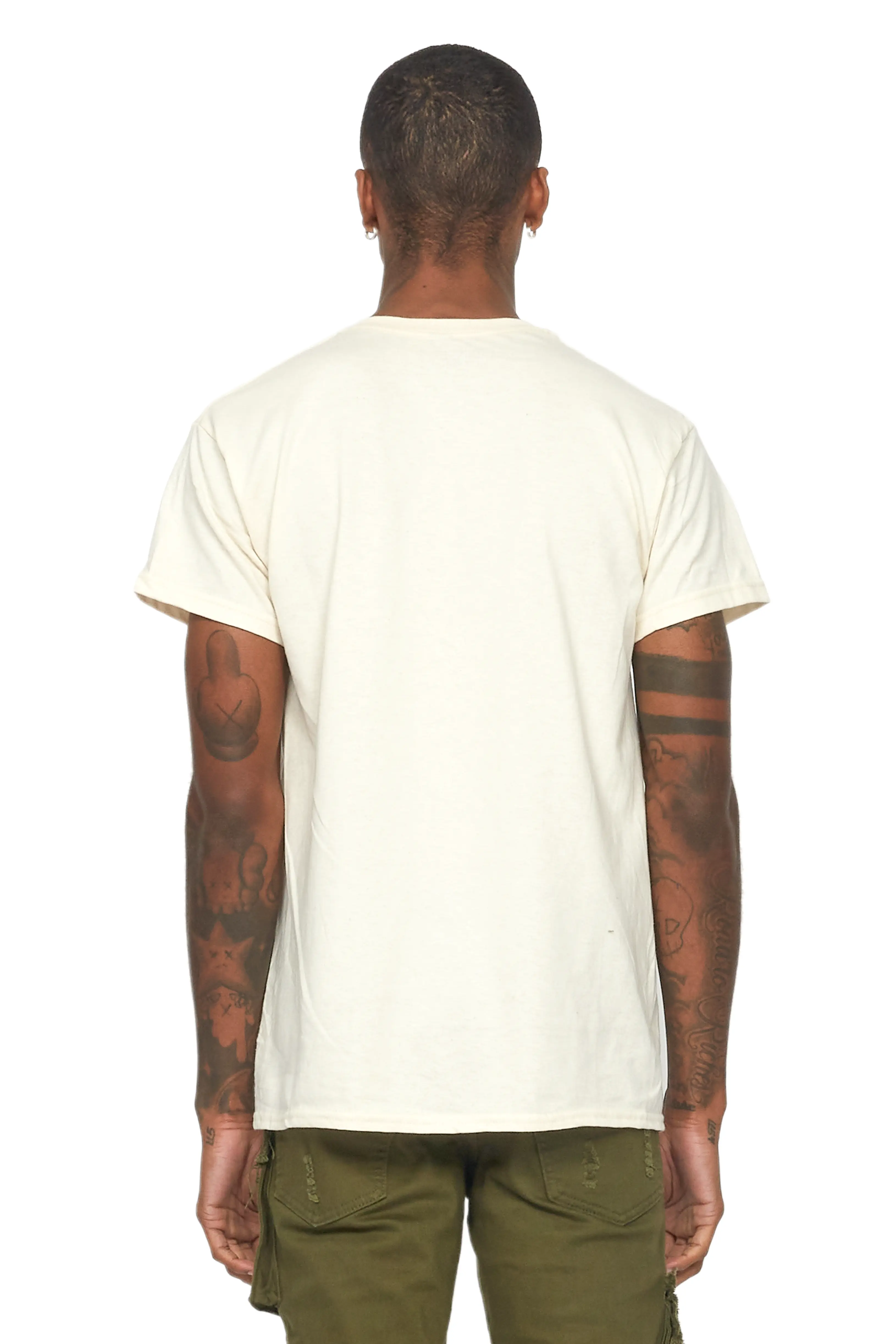Fraust Cream Graphic T-Shirt - Image 3